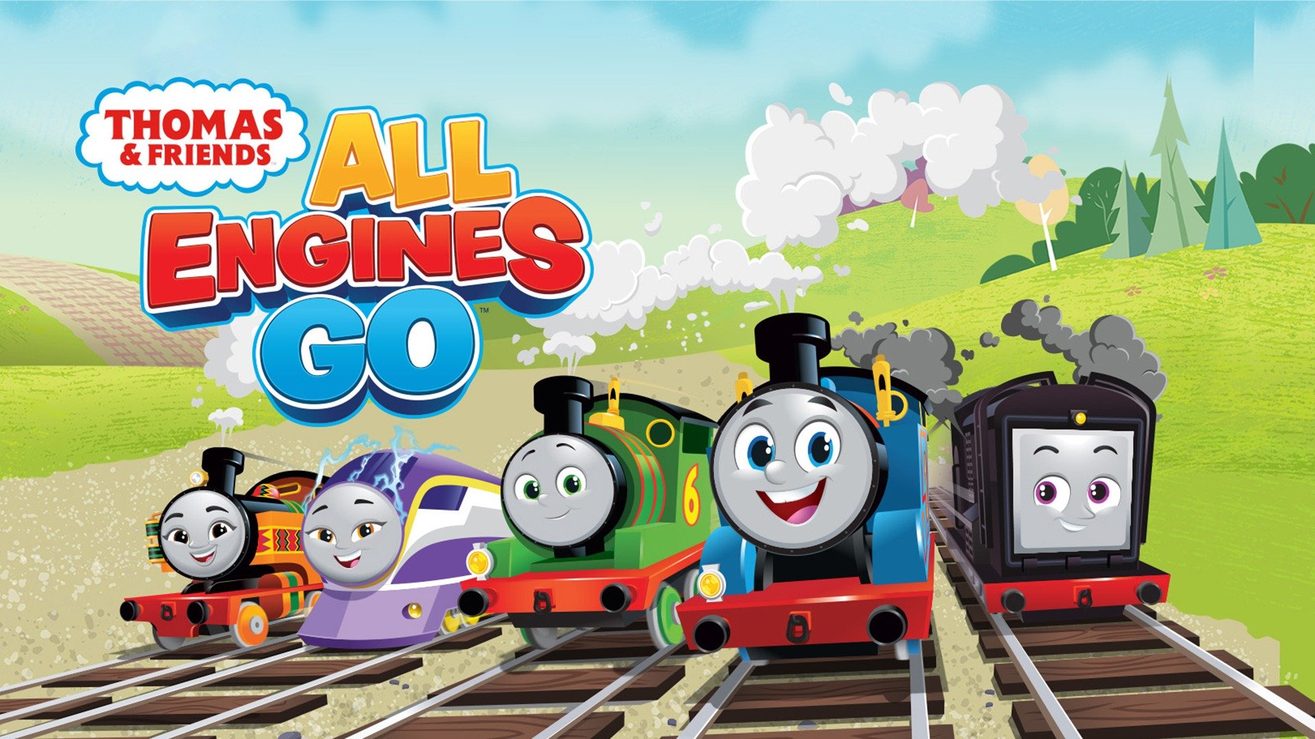 Thomas And Friends All Engines Go Wallpapers Wallpaper Cave