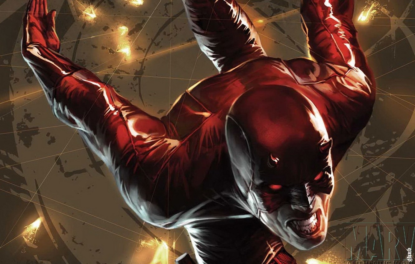 Wallpaper red, Marvel, Daredevil, Daredevil, Matt Murdock, Matt Murdock image for desktop, section фантастика