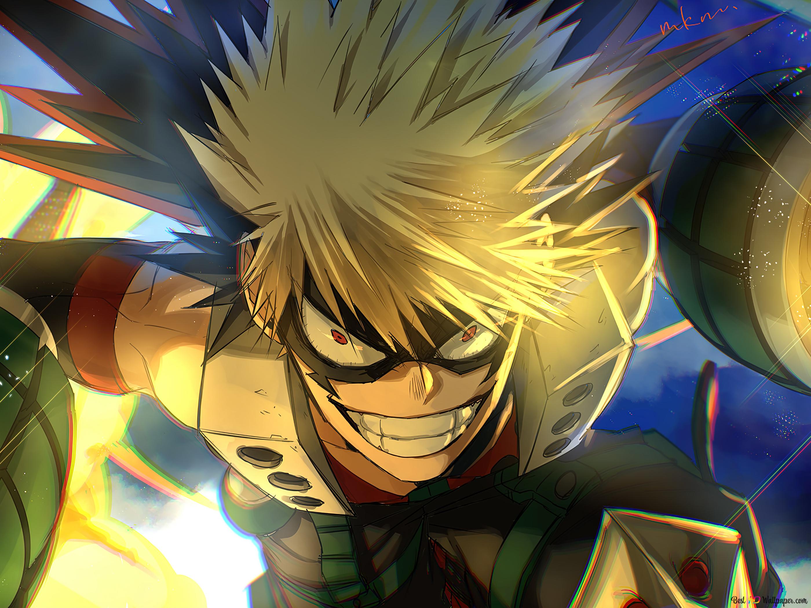 My Hero Academia. Katsuki Bakugo 4K wallpaper download