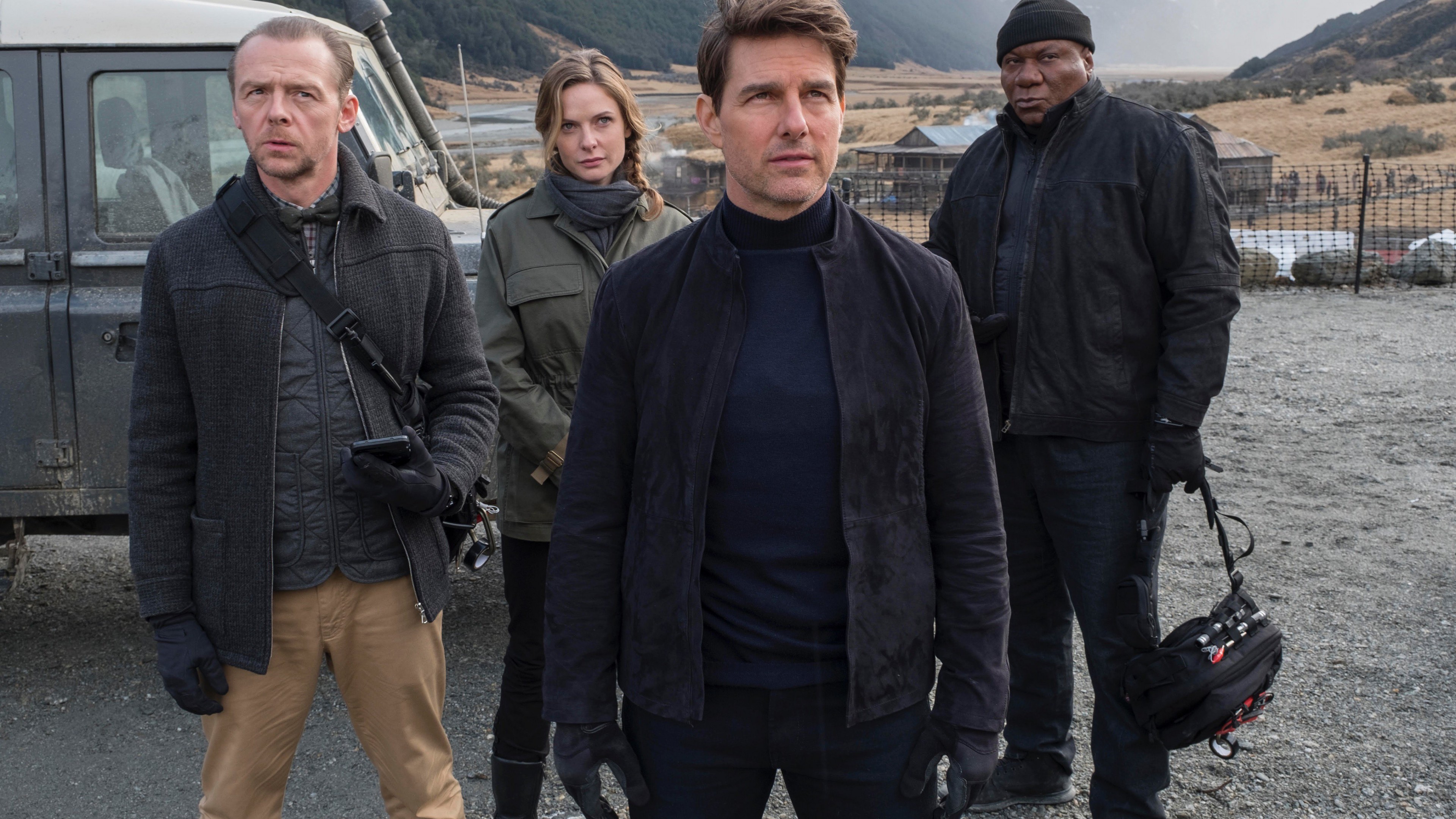 Wallpaper Mission: Impossible, Tom Cruise, Ving Rhames, Rebecca Ferguson, Simon Pegg, 4k, Movies