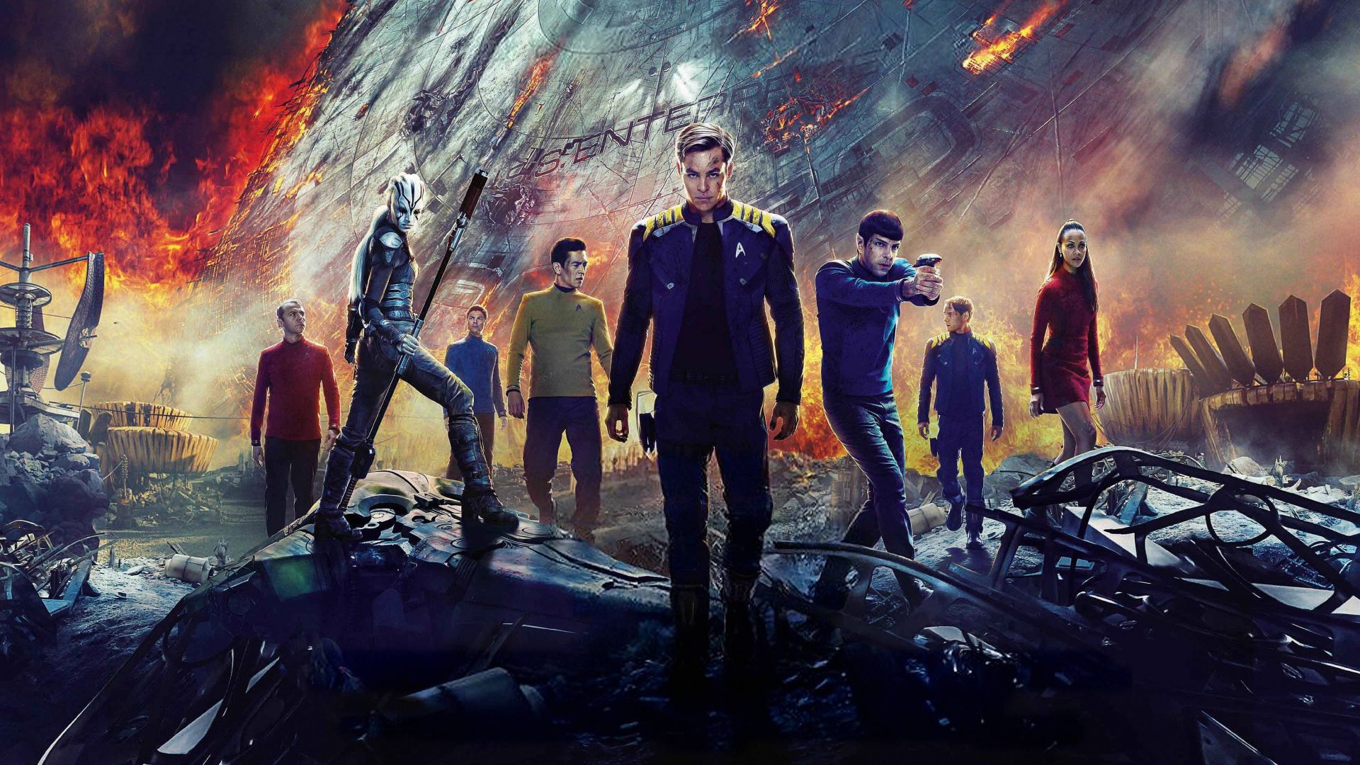 Desktop Wallpaper Star Trek Beyond, 2016 Movie, 4k, Cast, HD Image, Picture, Background, 9ee2a3