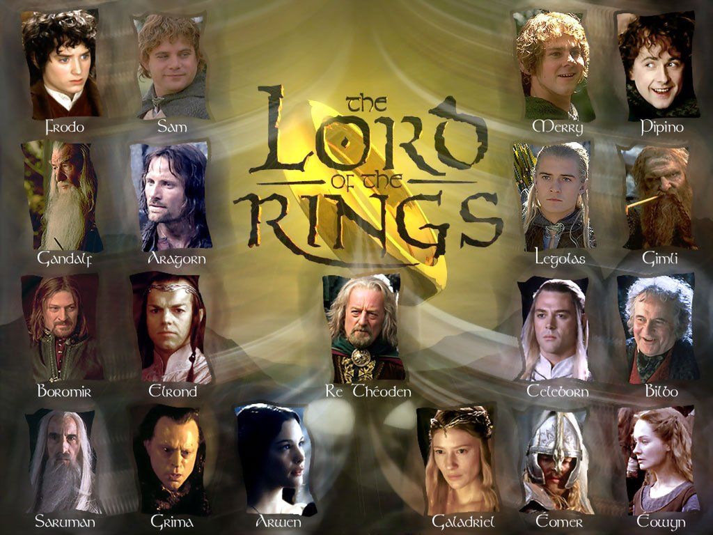 Lord of the Rings Characters Wallpaper