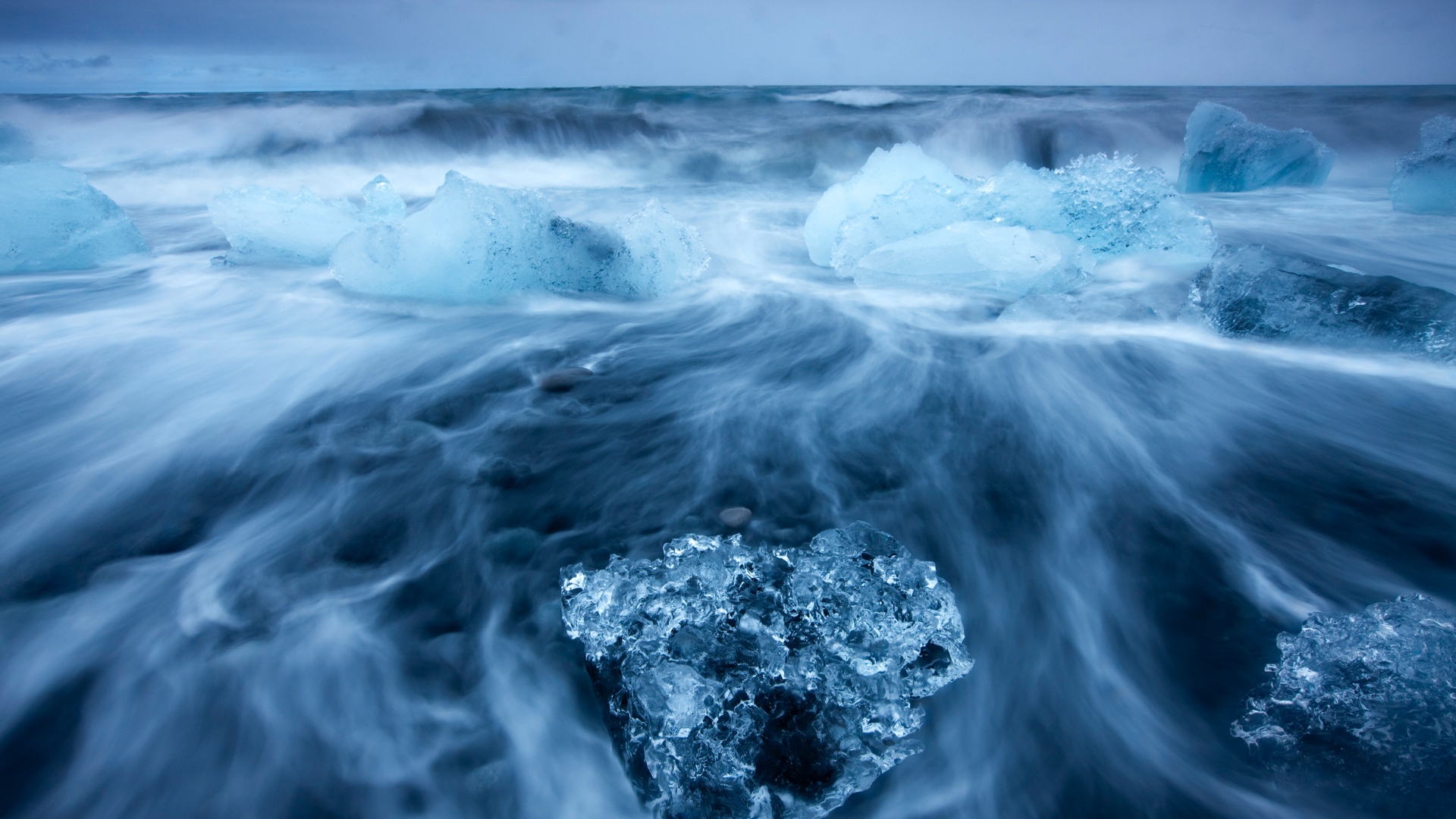 amazing, ocean, ice, nature, beautiful, winter, landscape Gallery HD Wallpaper