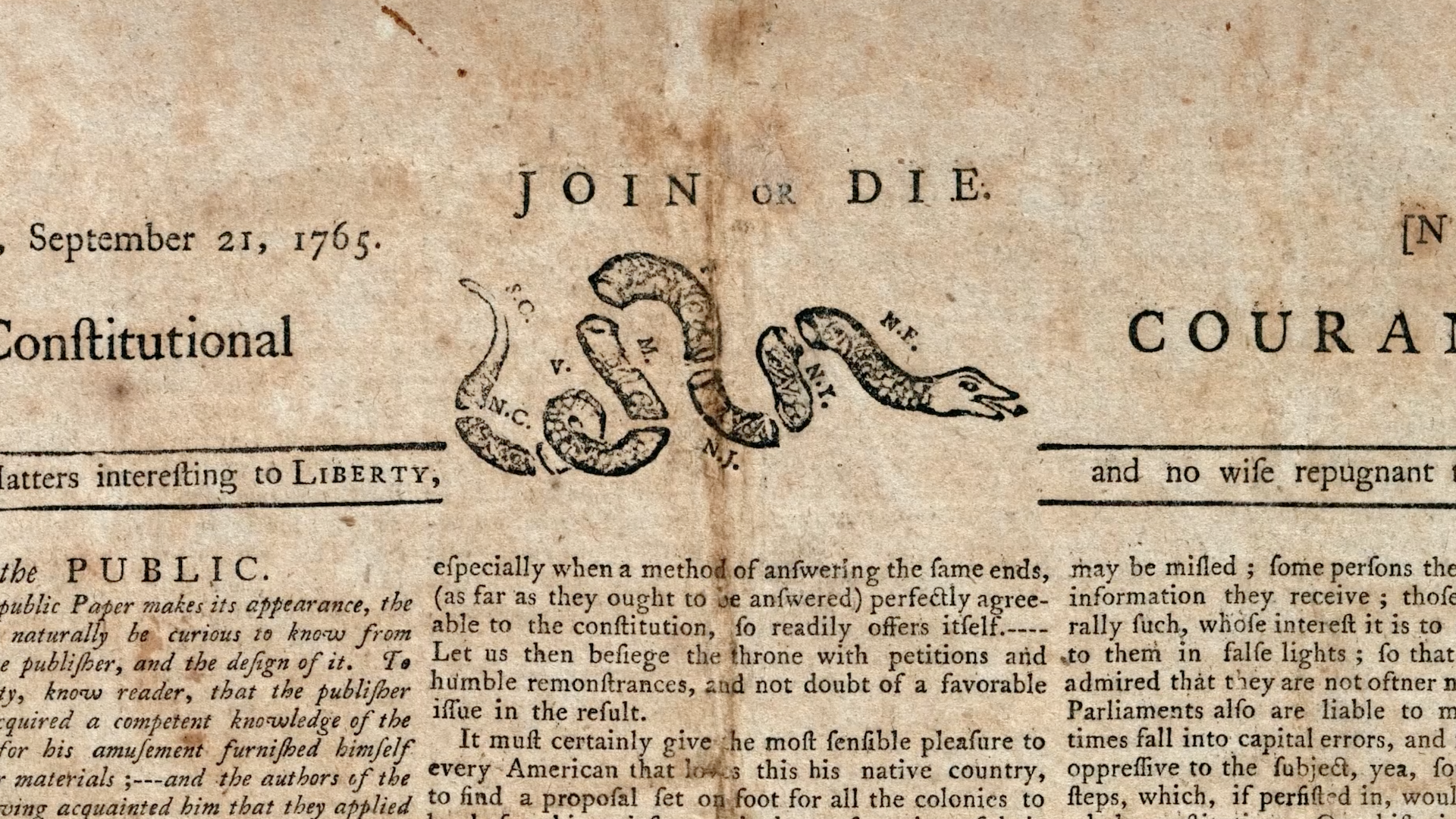 How Benjamin Franklin's “Join, or Die” Imagery Has Been Remixed, Reused, and Reappropriated
