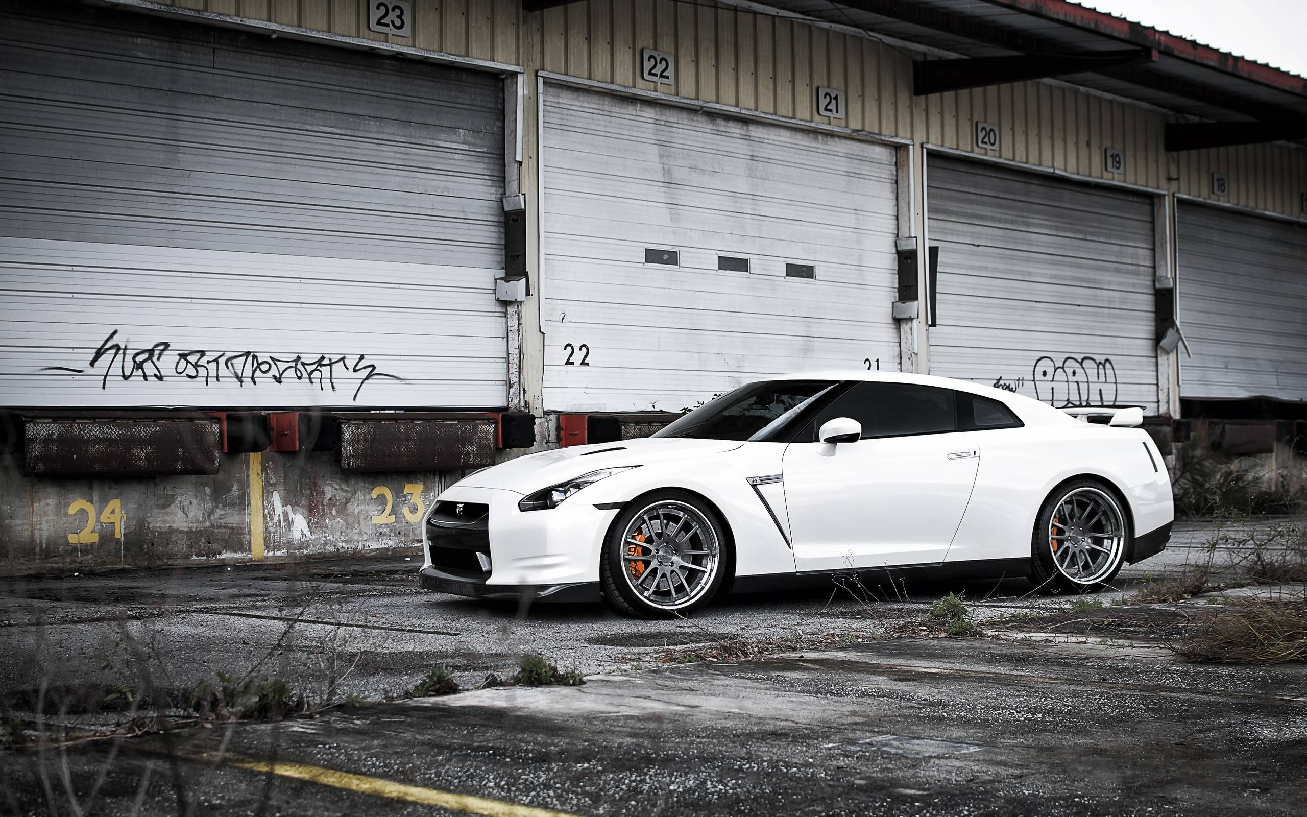 White Gtr Wallpaper HD