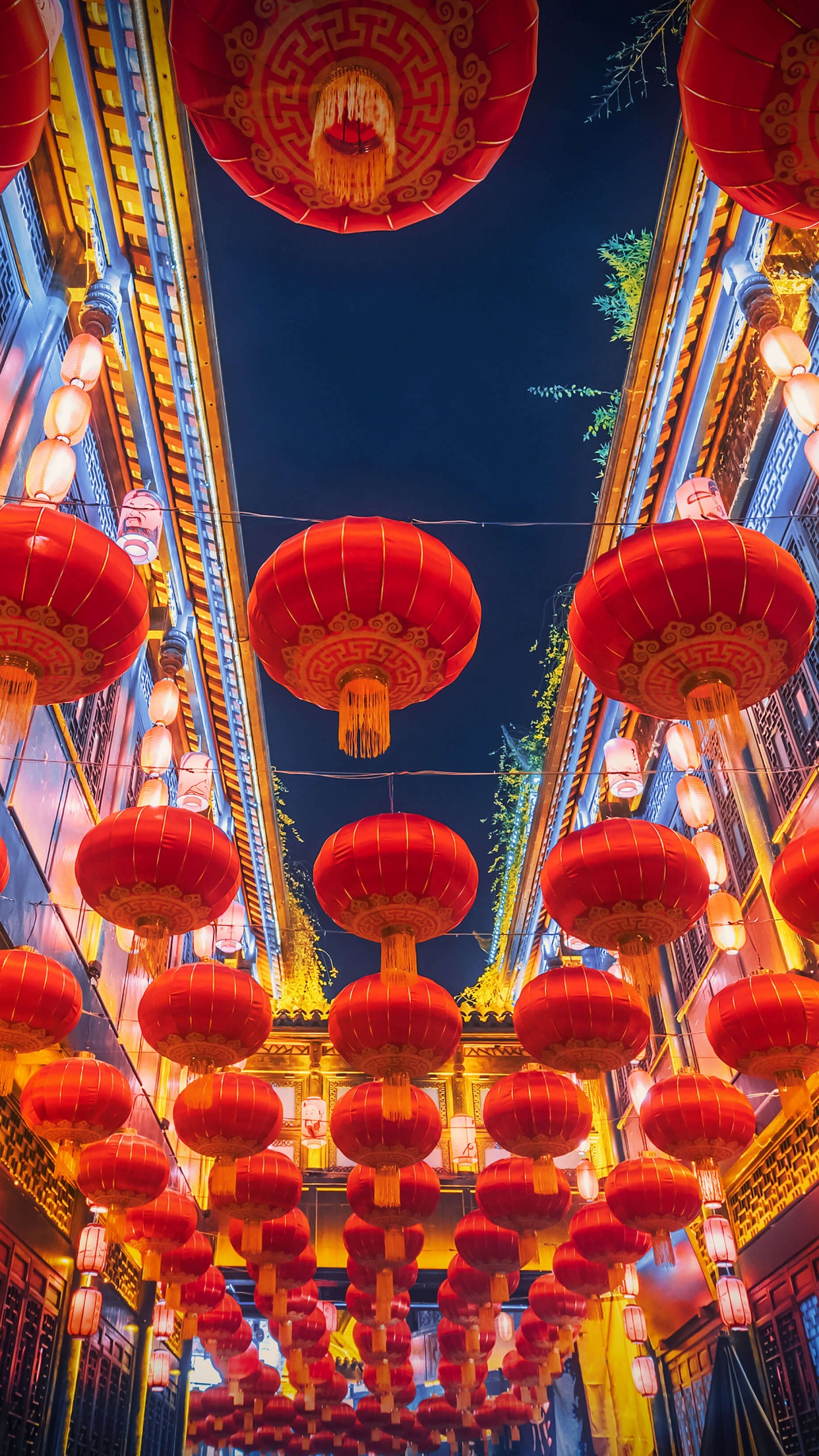 Lantern Festival Wallpaper 4K, Chinese