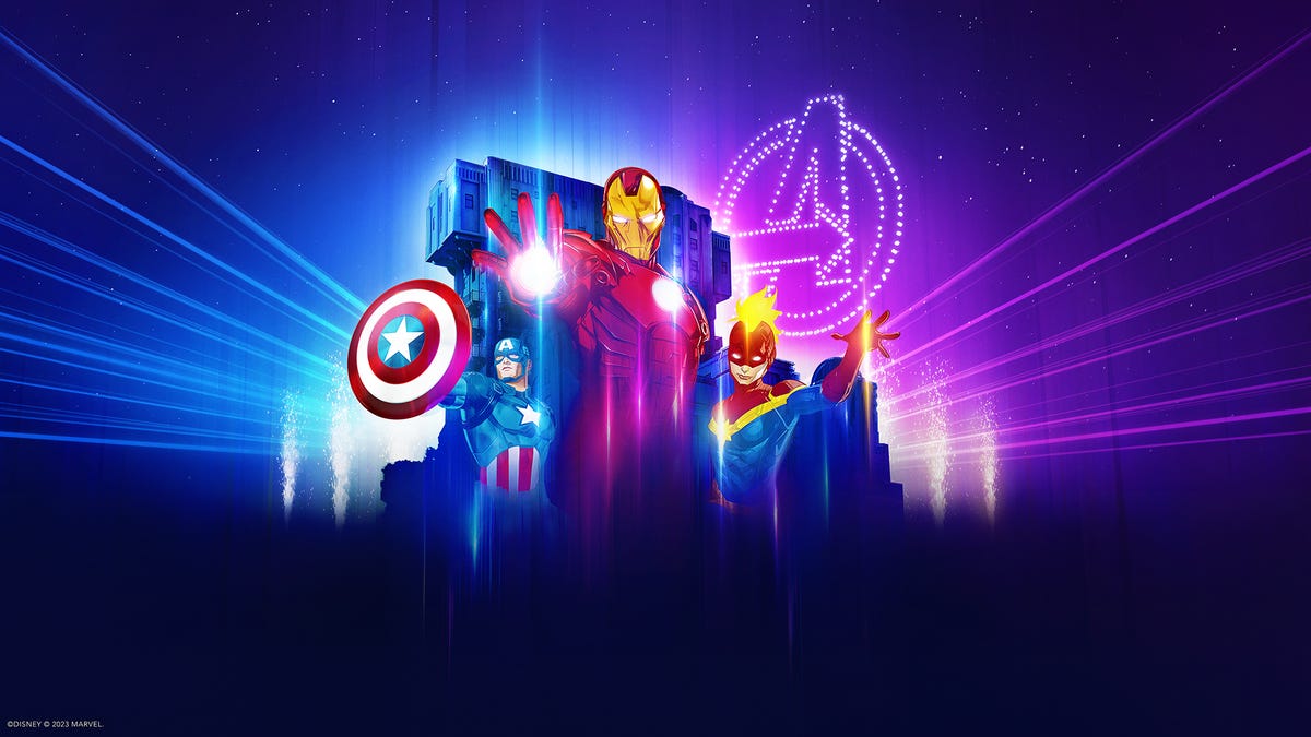 Exclusive Marvel Night Show With 500 Drones Coming to a Disney Park
