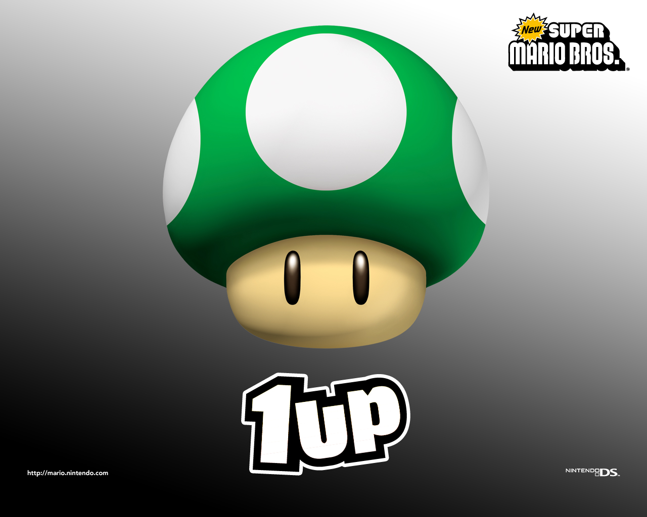 New Super Mario Bros Wallpaper 1up Mushroom