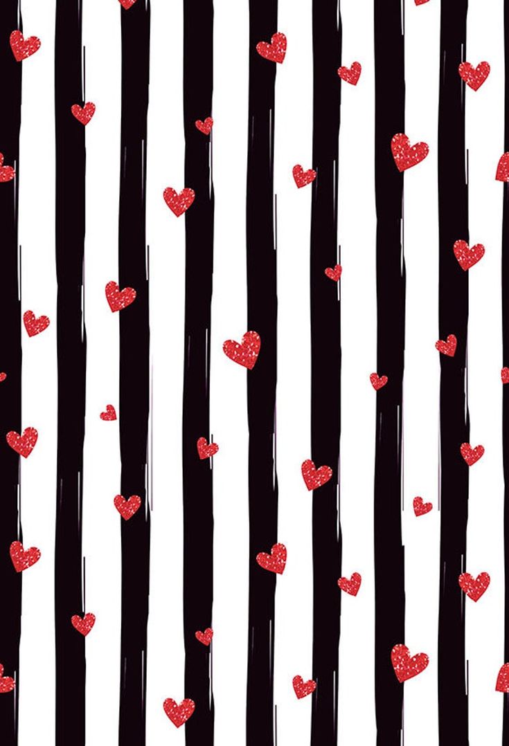Black White Stripes Photography Backdrop With Red Heart. Valentines wallpaper iphone, Valentine day wallpaper hd, Valentines day background