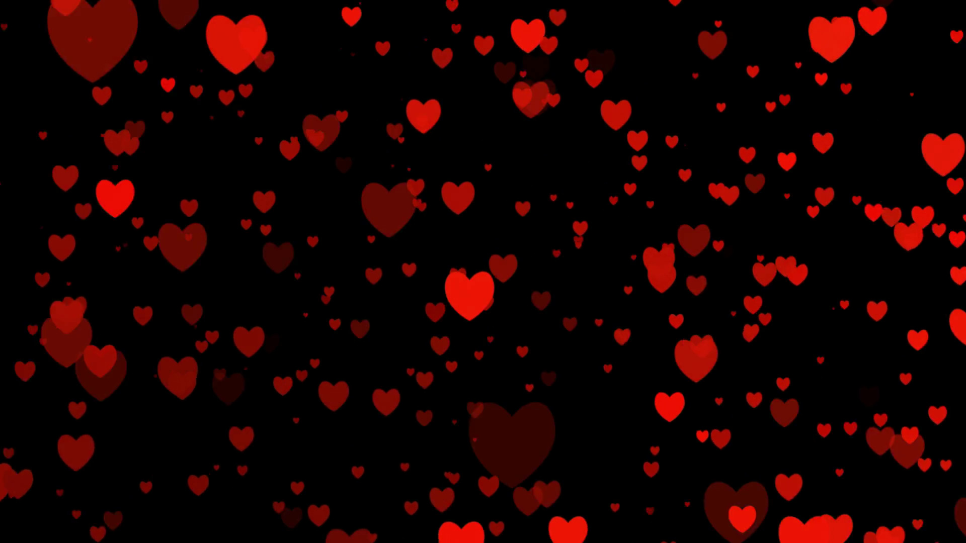 Subscription Library Heart video for valentines day for love appears on black background animated of your feeling