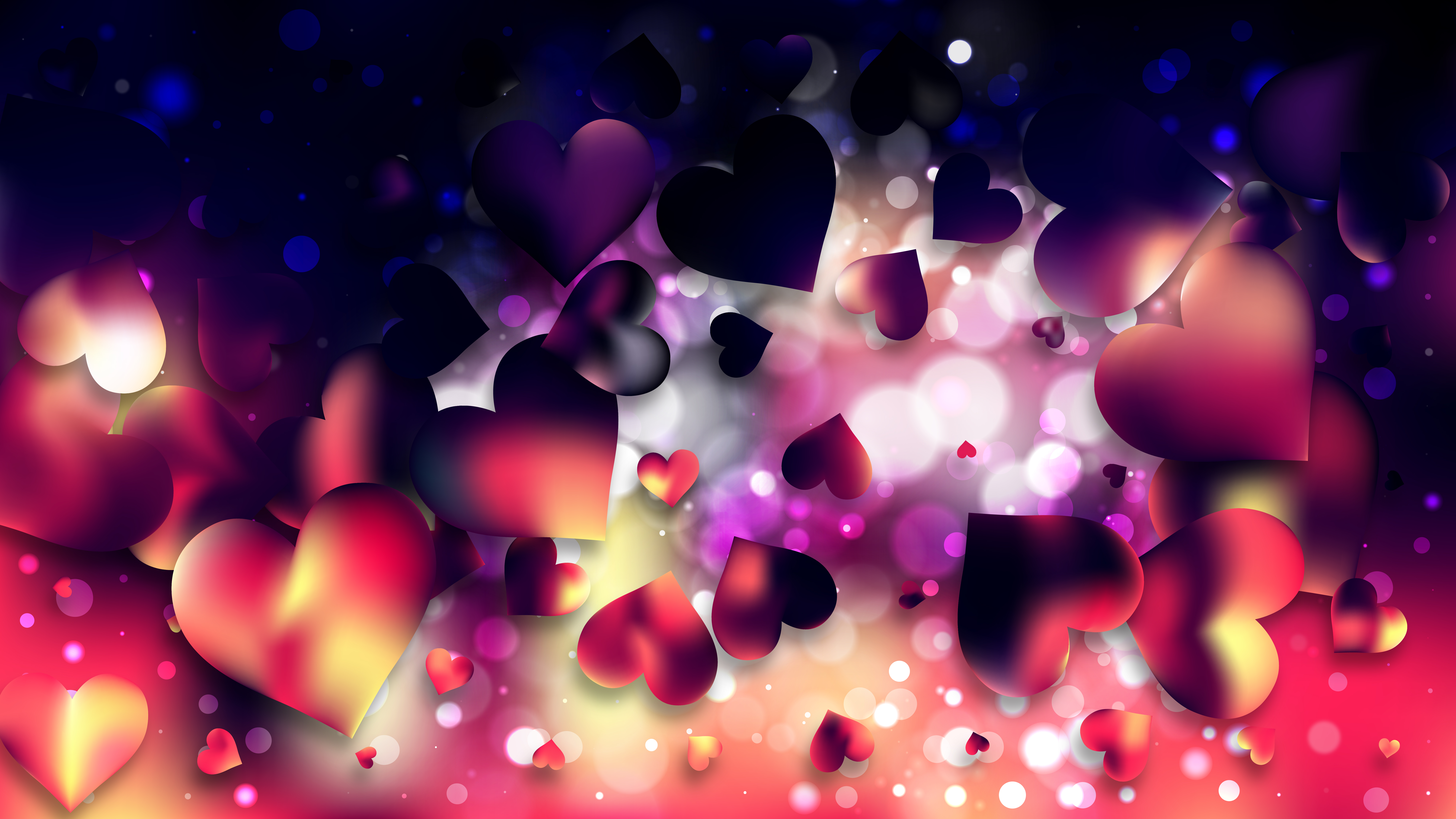 Free Red and Black Valentines Day Background