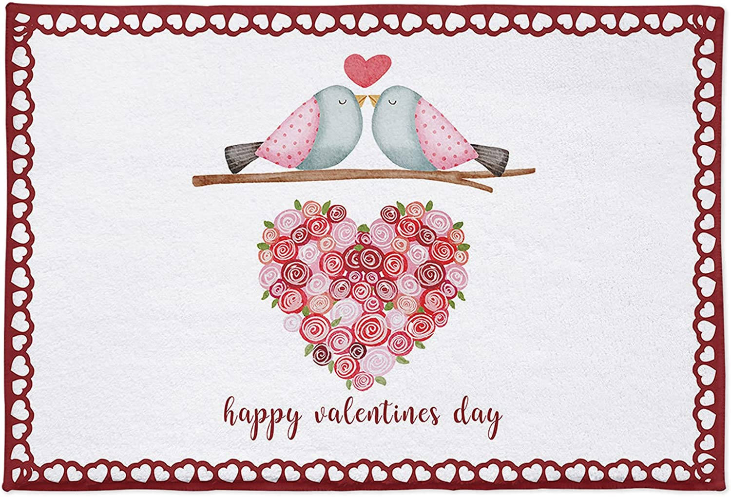 Download Pink Love Birds For Valentine's Day Wallpaper