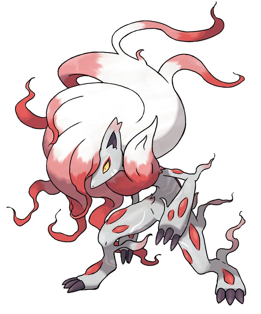 Hisuian Zoroark Art from Pokémon Legends: Arceus. Pokemon zoroark, Pokemon art, Pokemon drawings