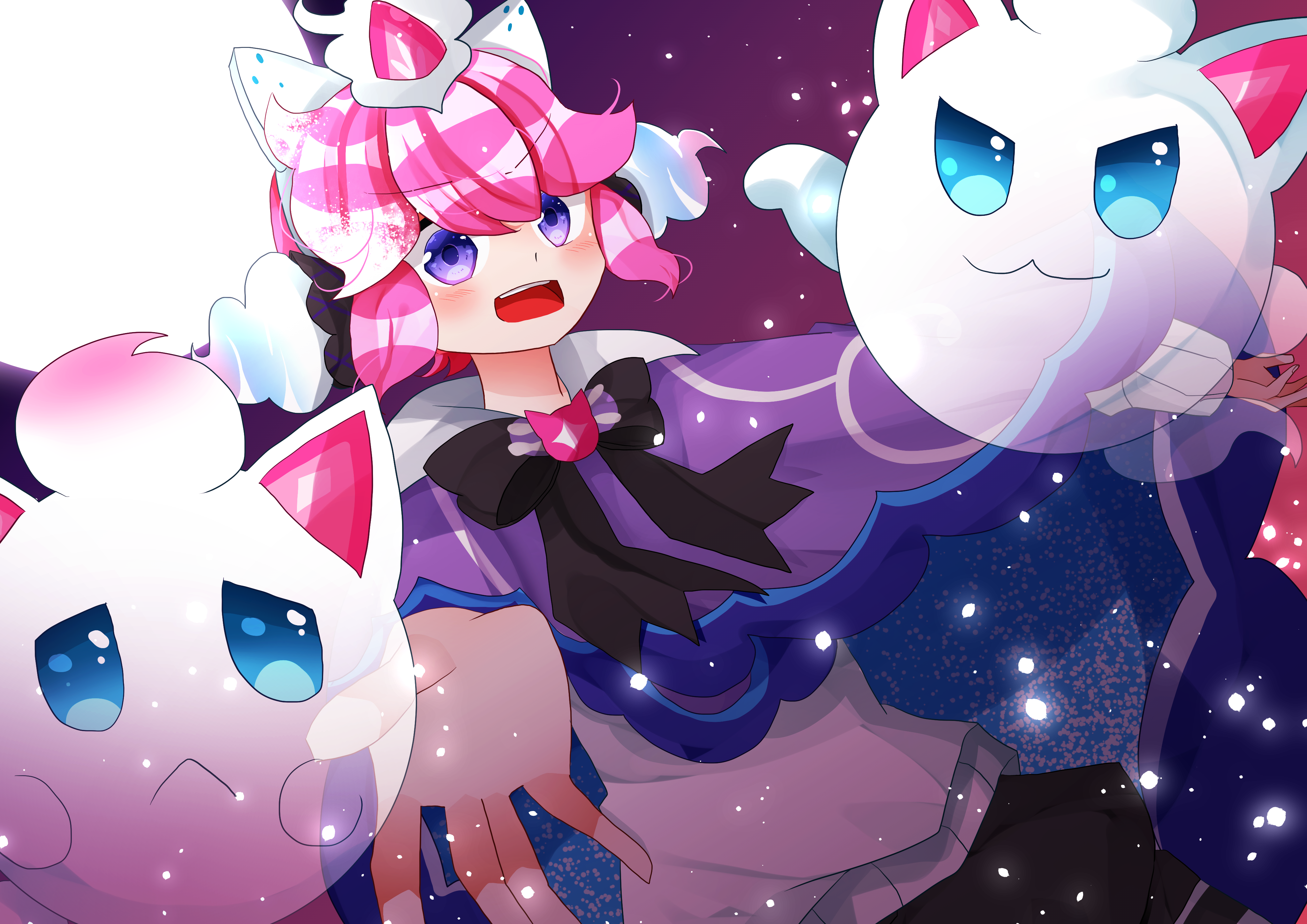 4K Strawberry Crepe Cookie Wallpaper and Background Image