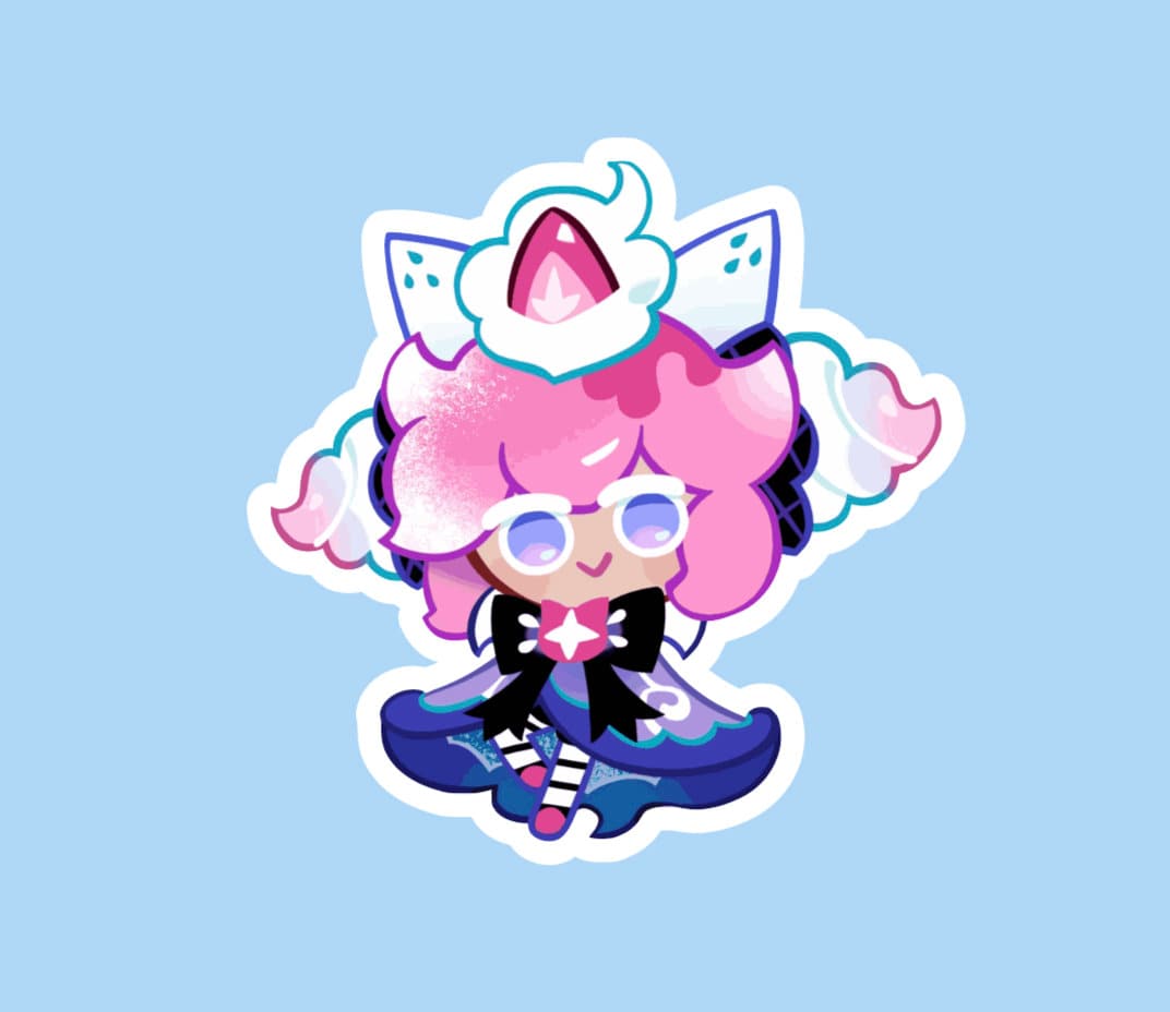 Cookie Run Kingdom Strawberry Crepe Cookie Sticker