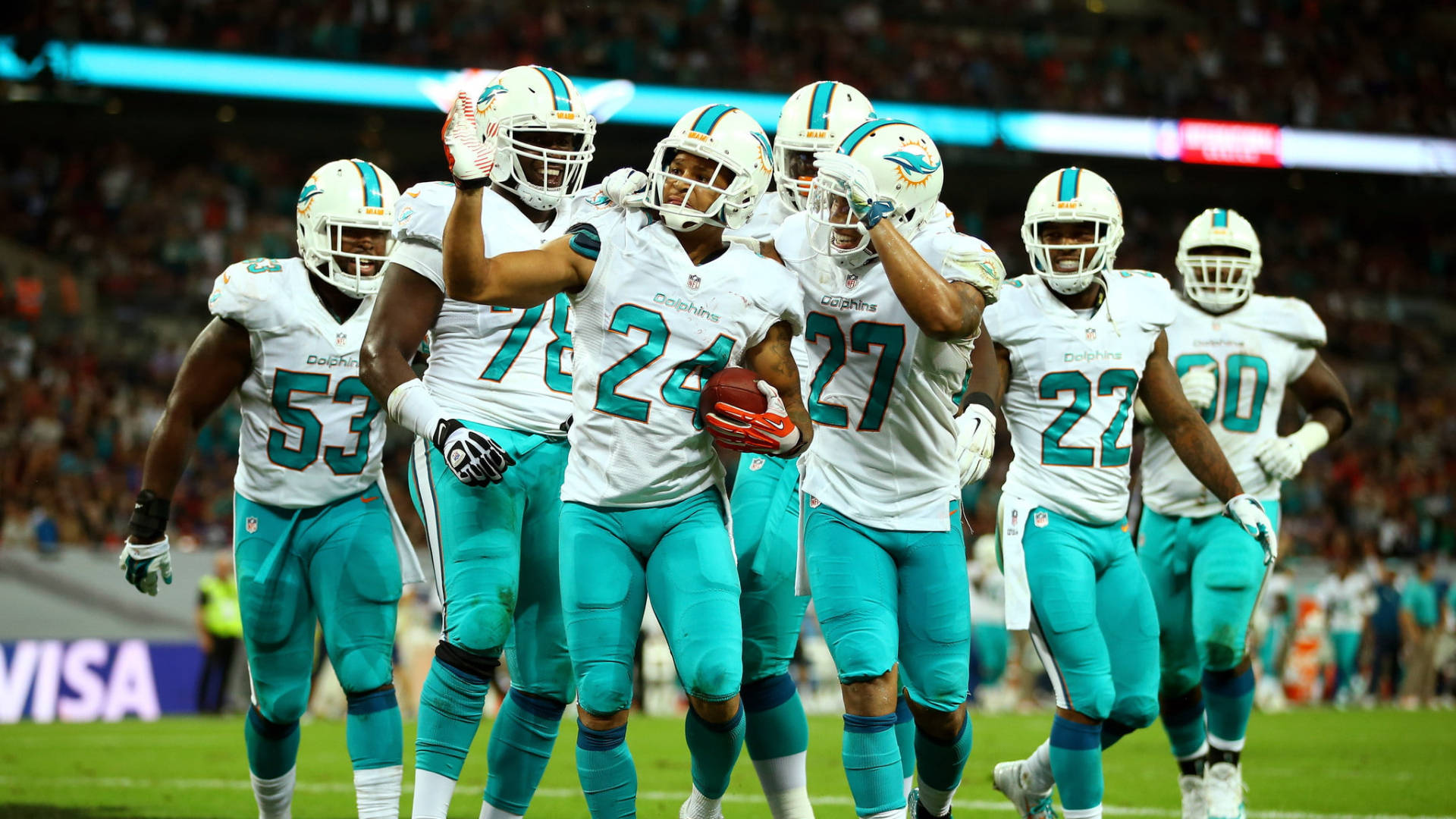 2022-2023 Miami Dolphins Wallpaper Schedule