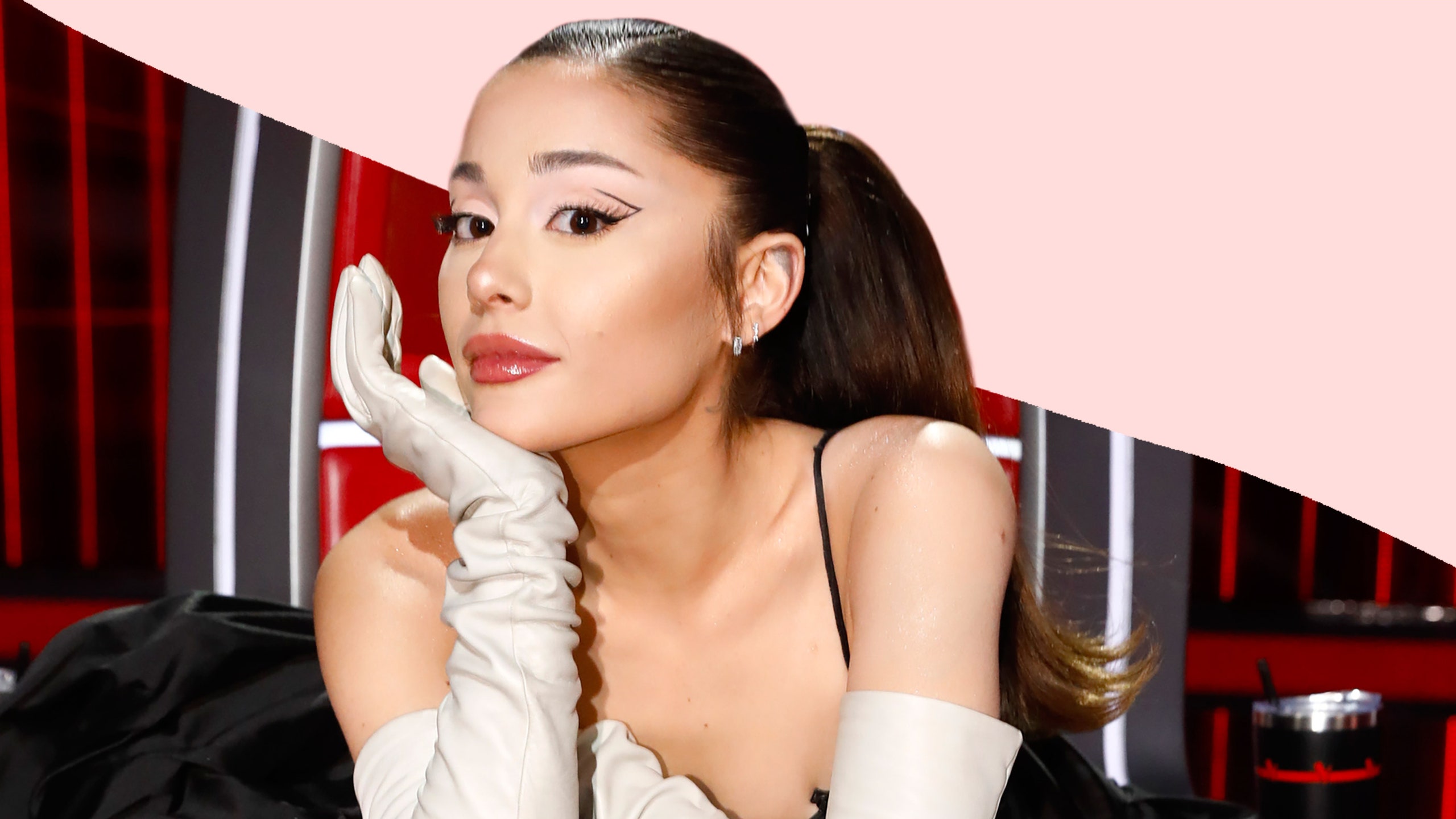 Ariana Grande Celebrates Chapter Three of r.e.m. Beauty With Over The Moon Curtain Bangs