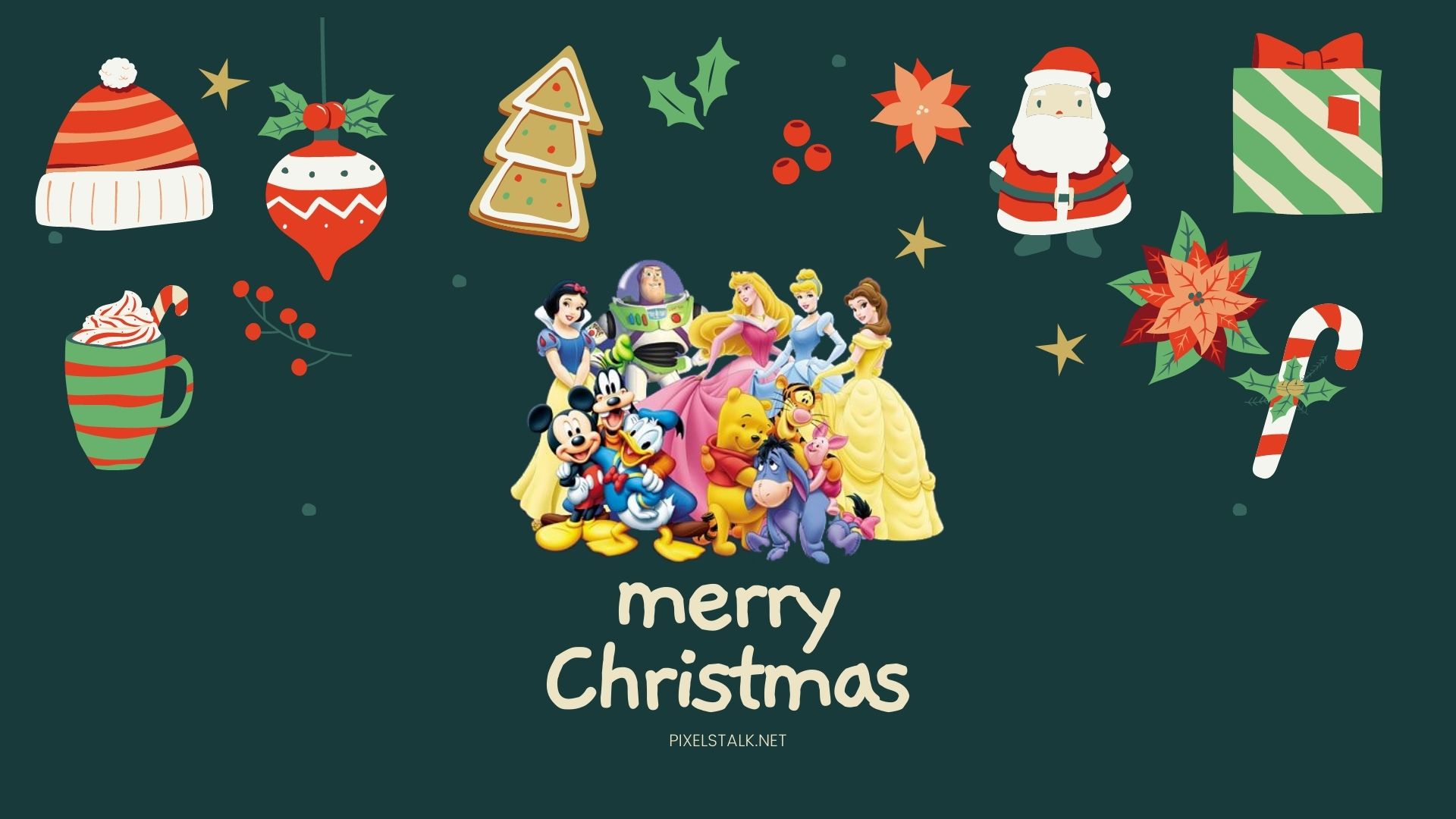Free Download Disney Christmas Wallpaper HD for Desktop