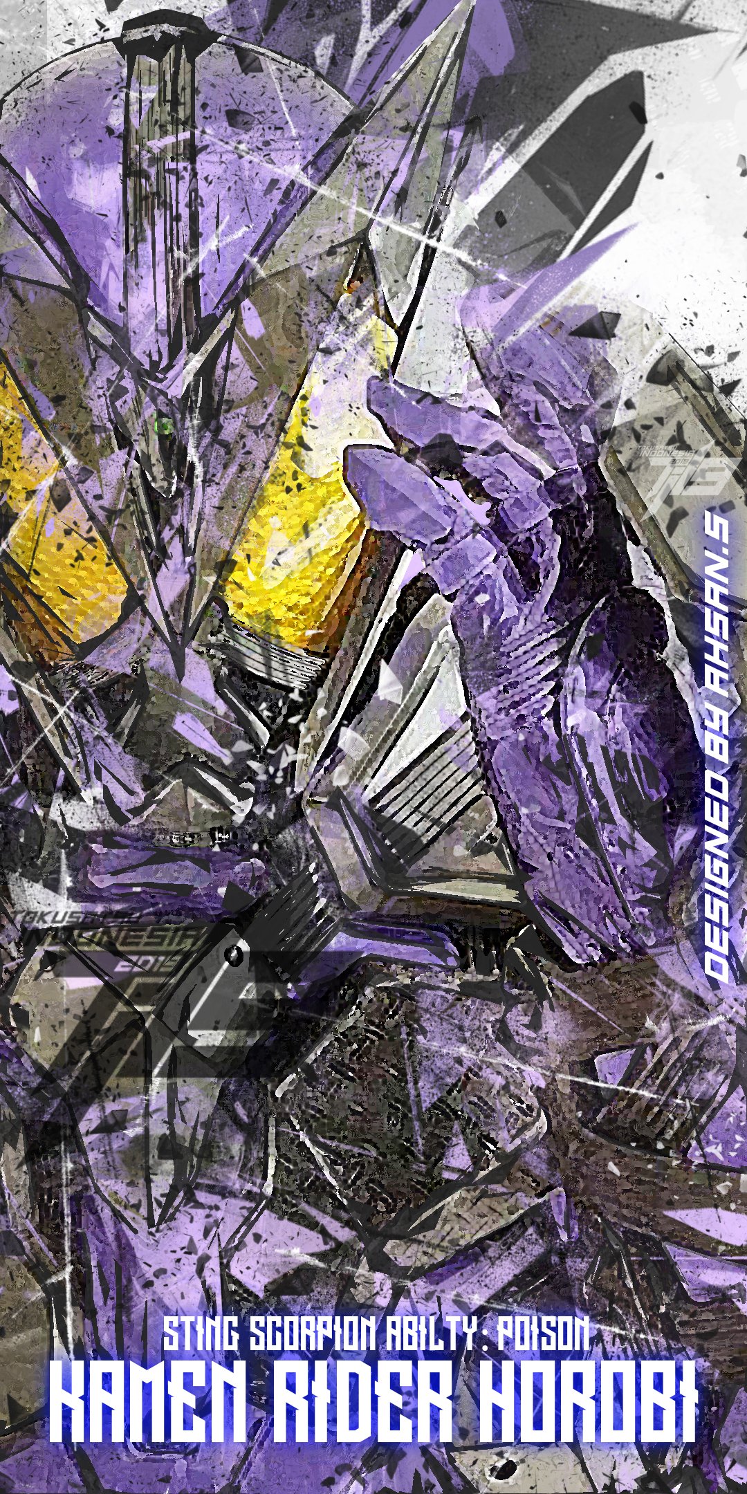 Ahsan ( Anime Idol Wallpaper Project). rider horobi WALLPAPER Designed by Ahsan.s link: #KamenRider #kamenriderzeroone #kamenriderhorobi #reiwa #tokusatsu