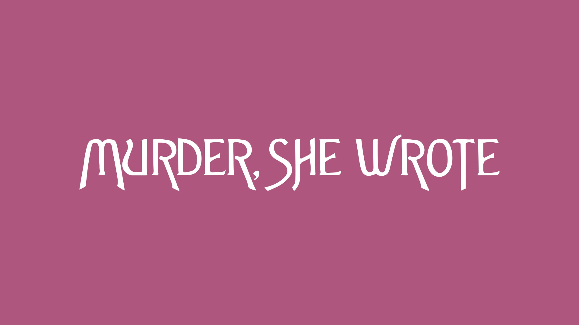 Murder, She Wrote