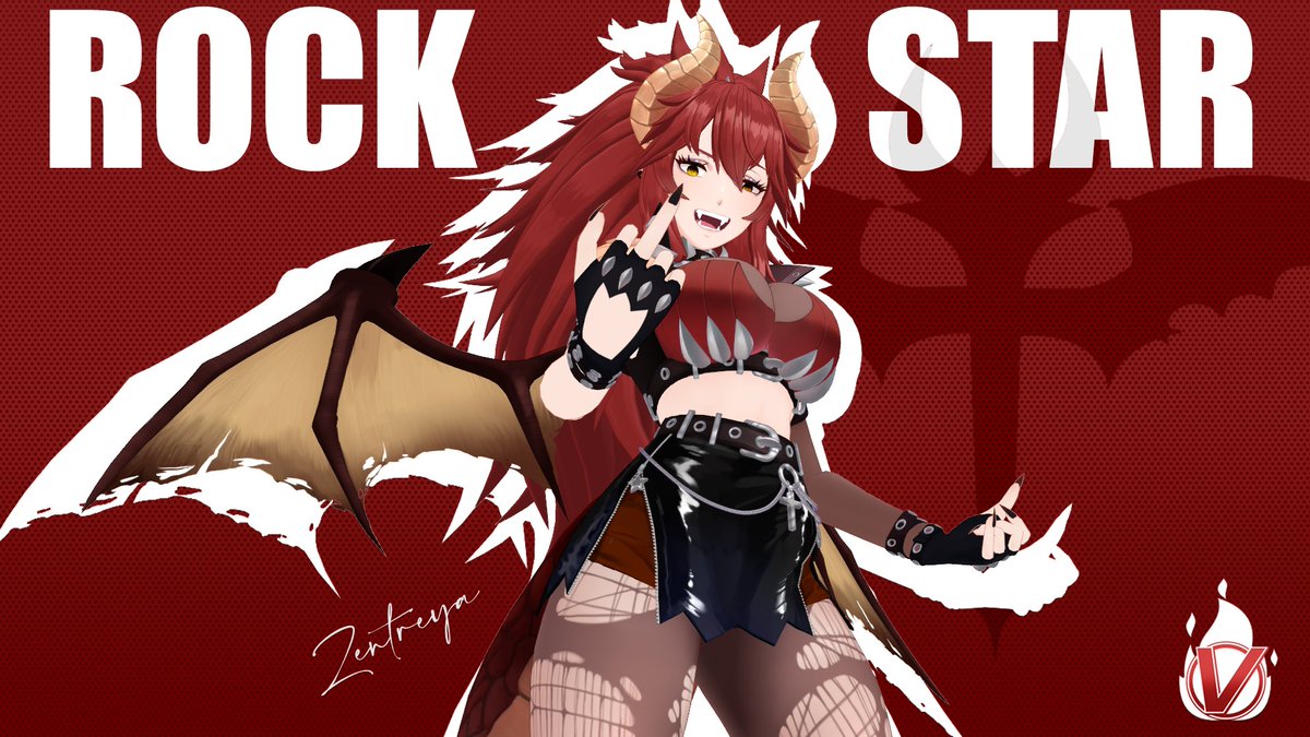 Zentreya ⚡VSHOJO a wallpaper, on the house