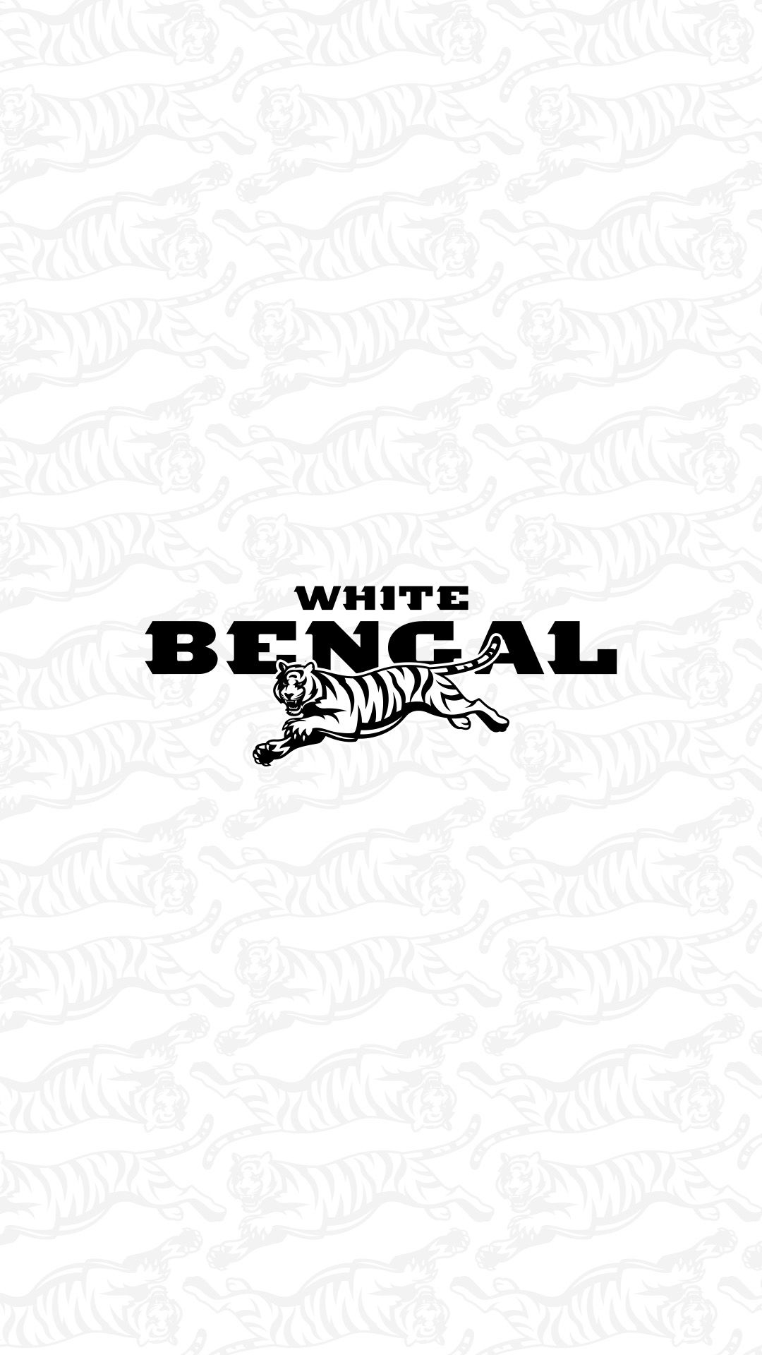 Download Cincinnati Bengals White Poster Wallpaper