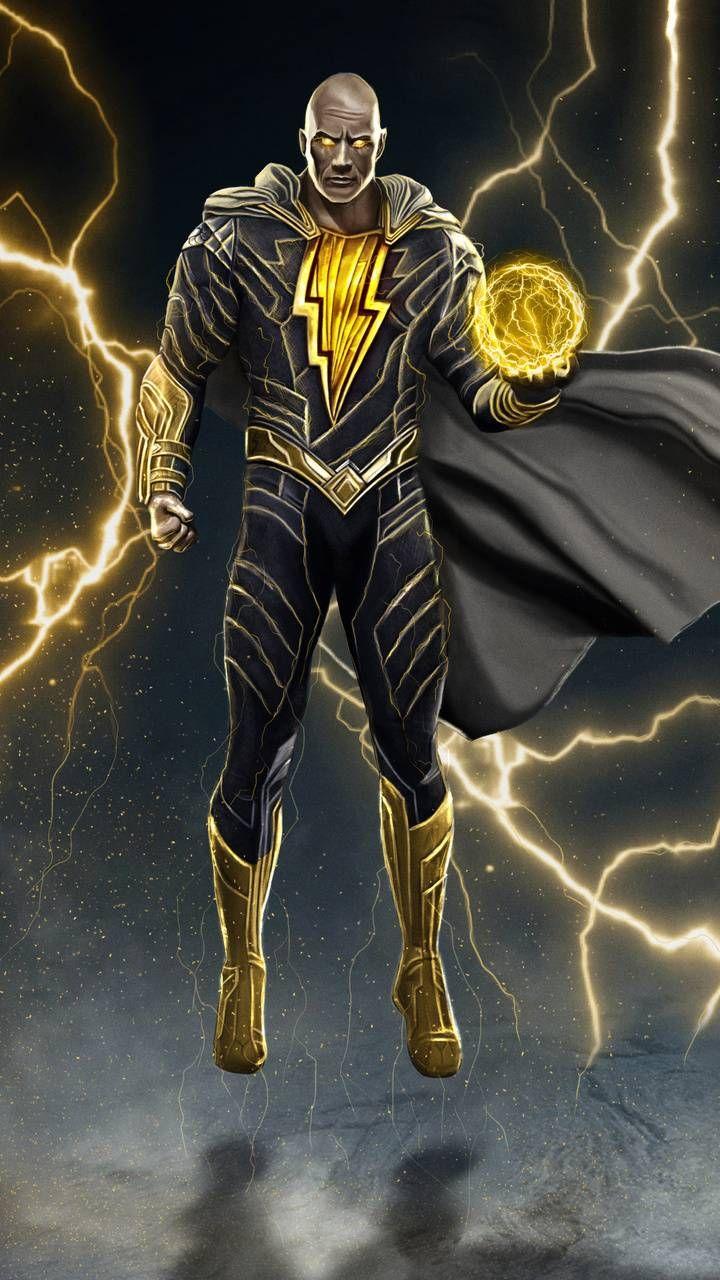 Black Adam Logo Wallpaper Phone