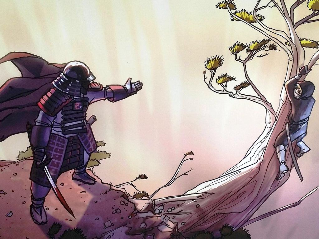 Empire Strikes Back Meets Japan wallpaper in 1024x768 resolution