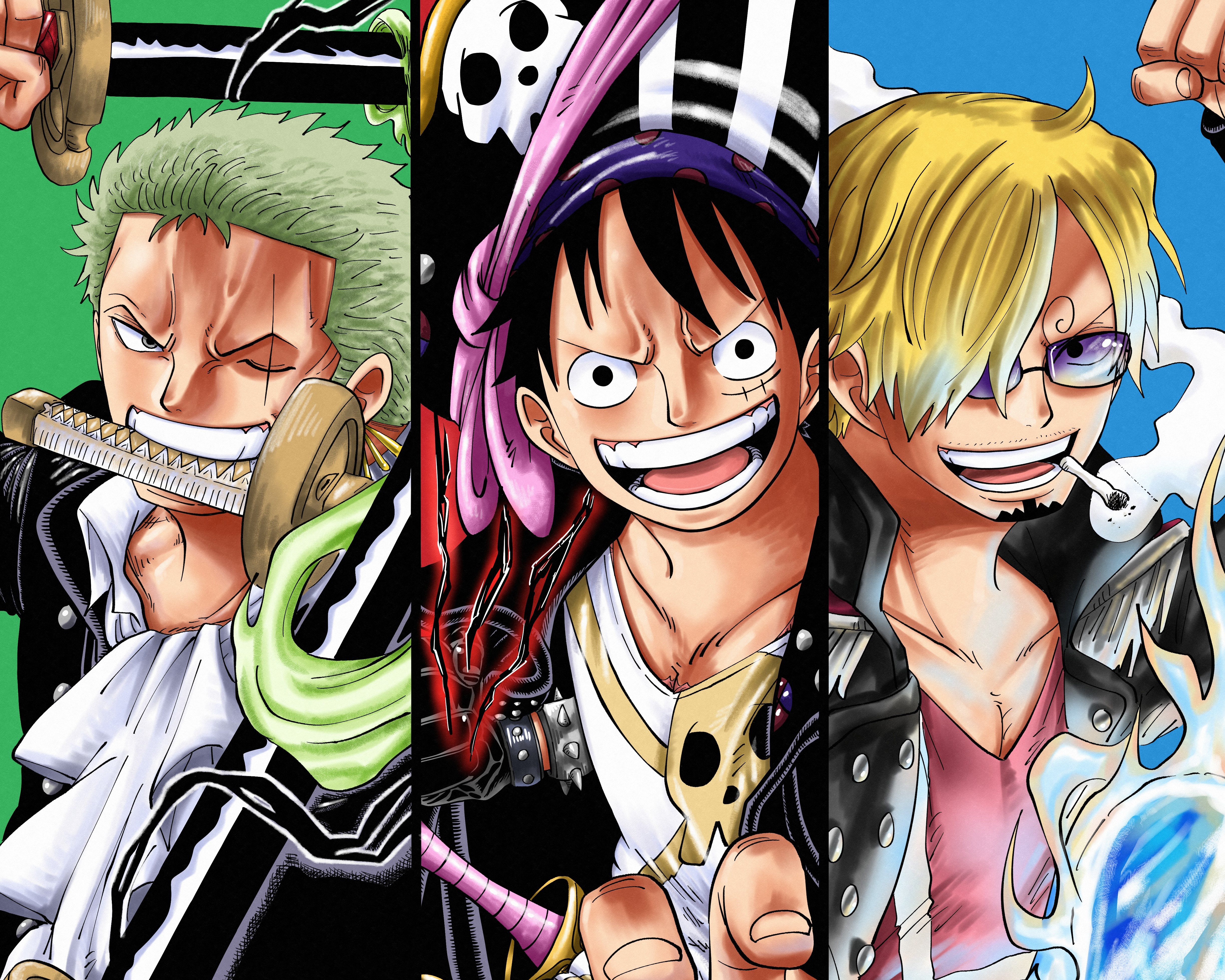 1920x1080 Sanji (One Piece), Zoro Roronoa, Monkey D. Luffy wallpaper JPG Gallery HD Wallpaper
