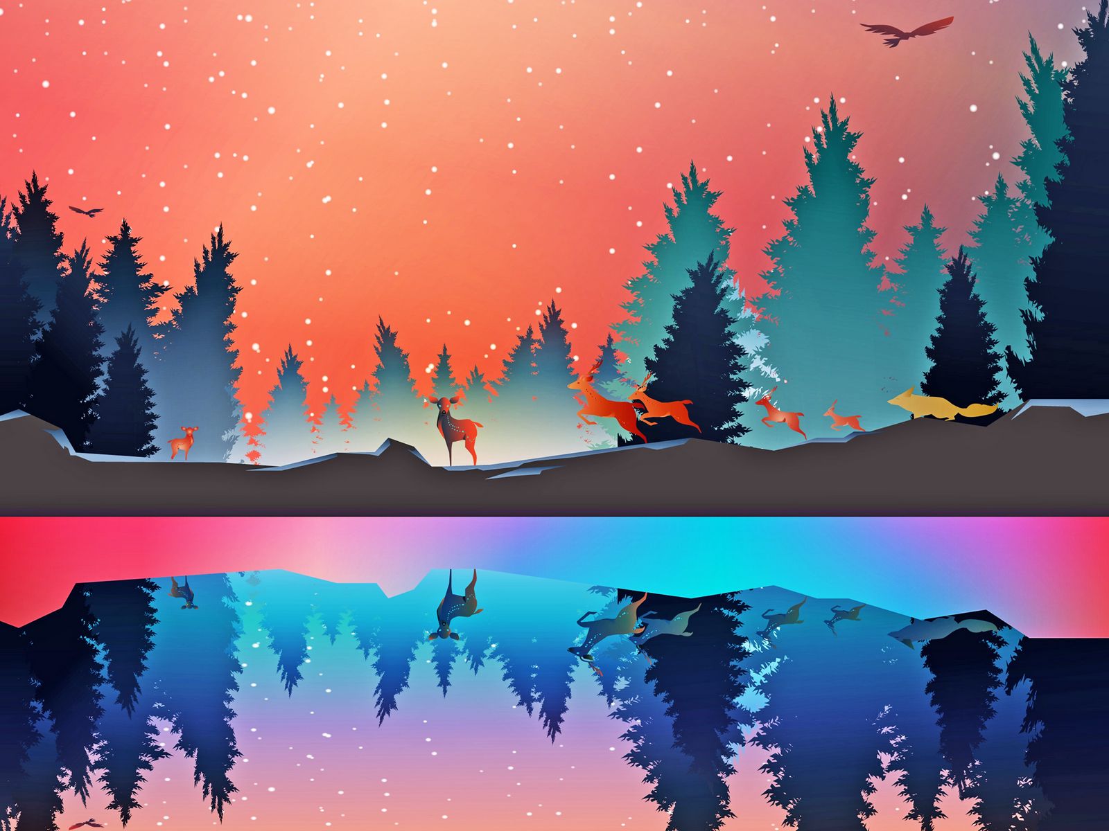 Winter Forest 1600x1200 Wallpapers - Wallpaper Cave, image size:1600x1200