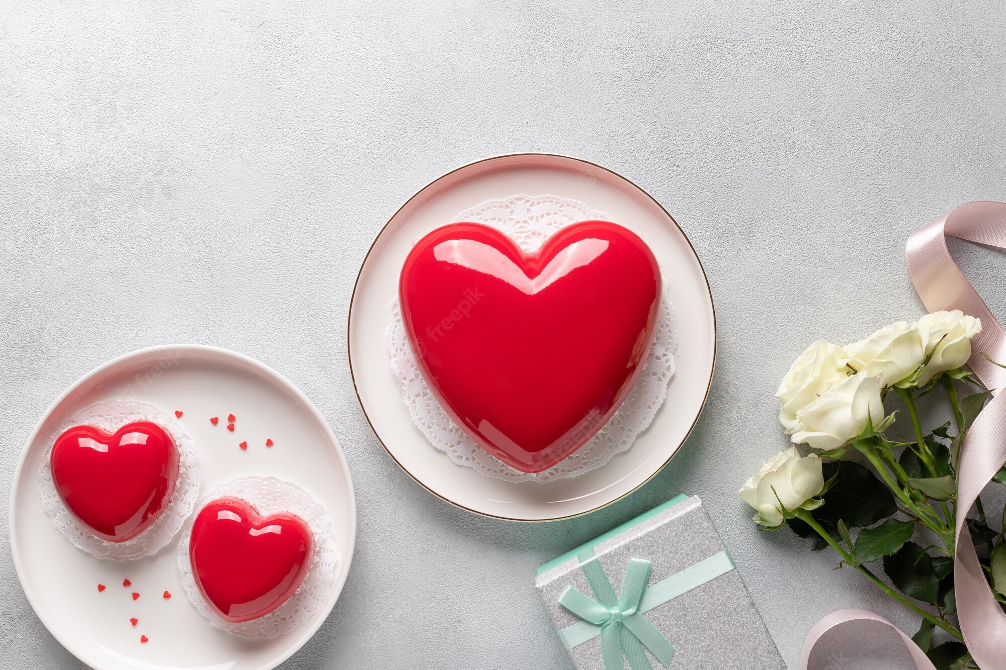 Valentine’s Day Cake And Flowers Wallpapers - Wallpaper Cave