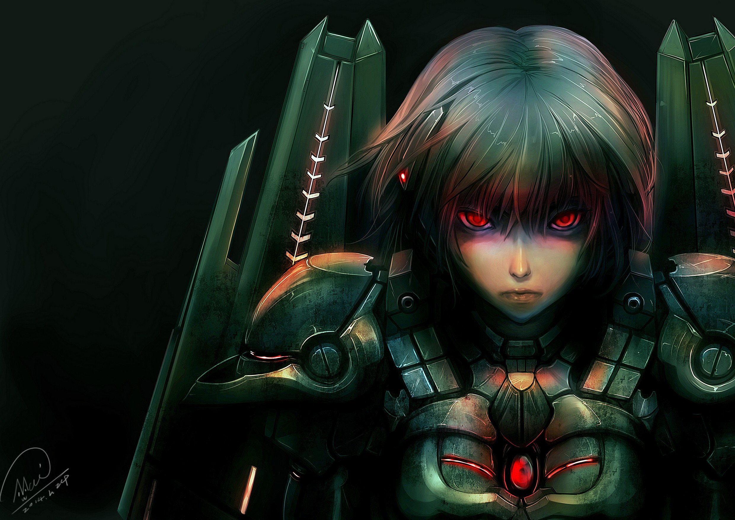 red Eyes Wallpaper HD / Desktop and Mobile Background