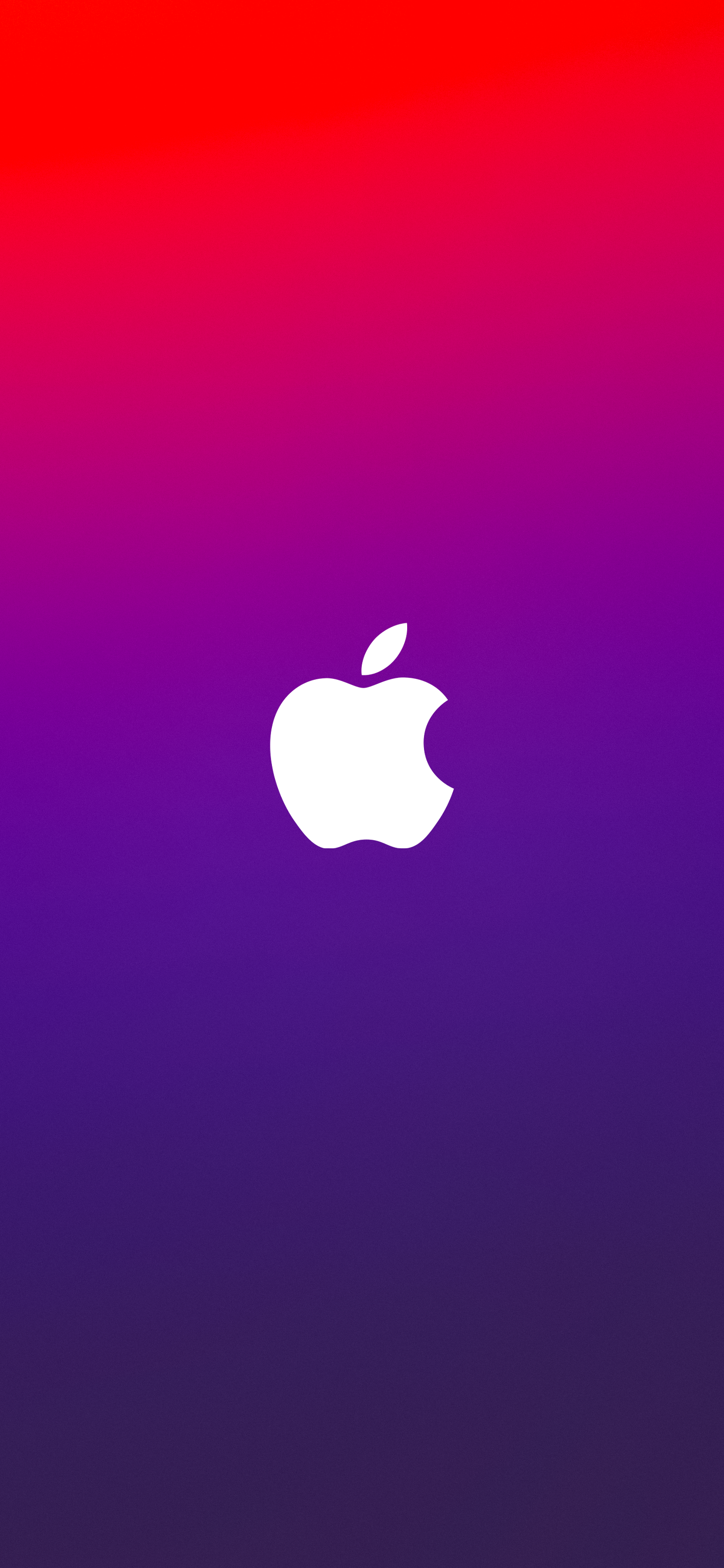 Colorful gradient Apple logo wallpaper for iPhone