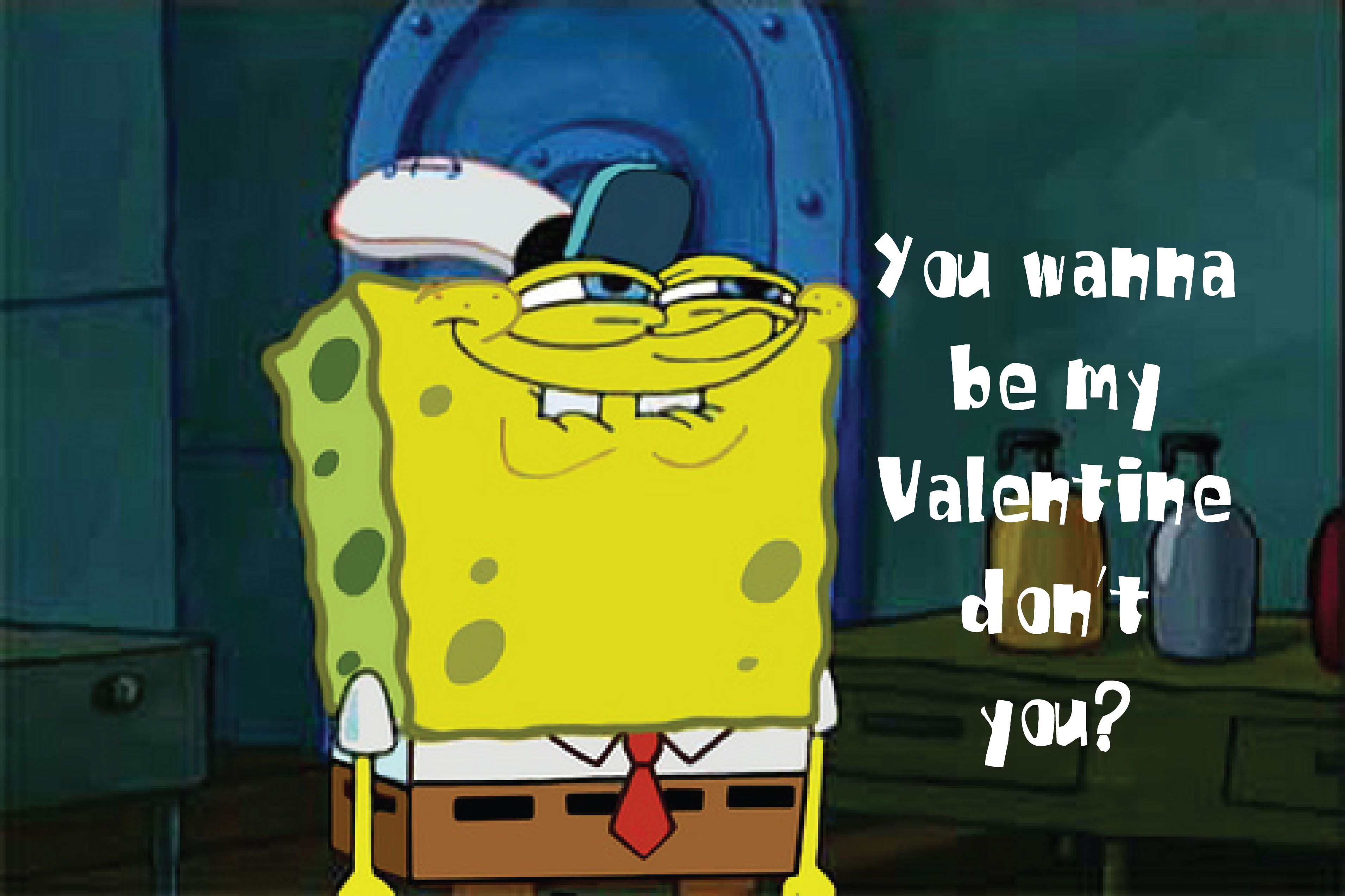 Happy Valentine's Day from Spongebob!. Funny valentines cards, Cheesy valentine cards, Valentines memes