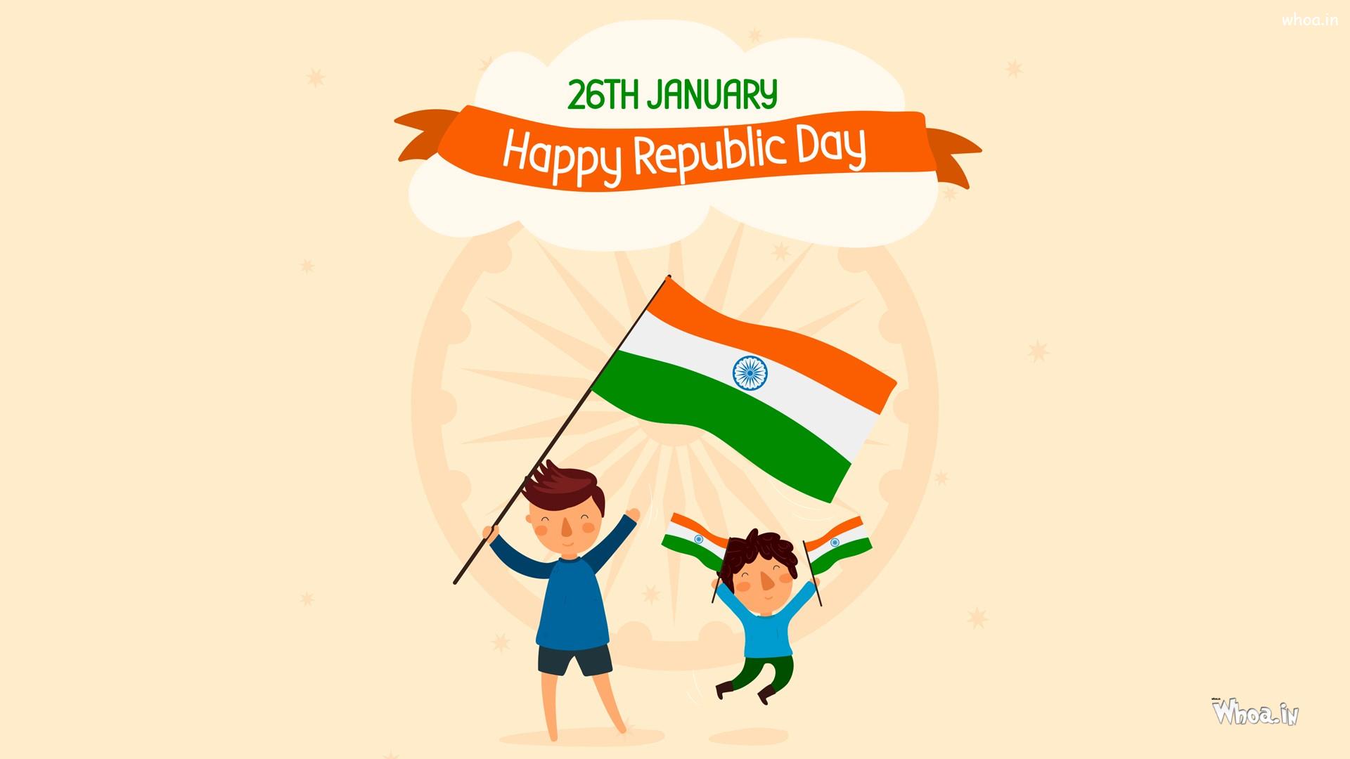Happy Republic Day 26Th January Image Wallpaper Republic Day Wallpaper