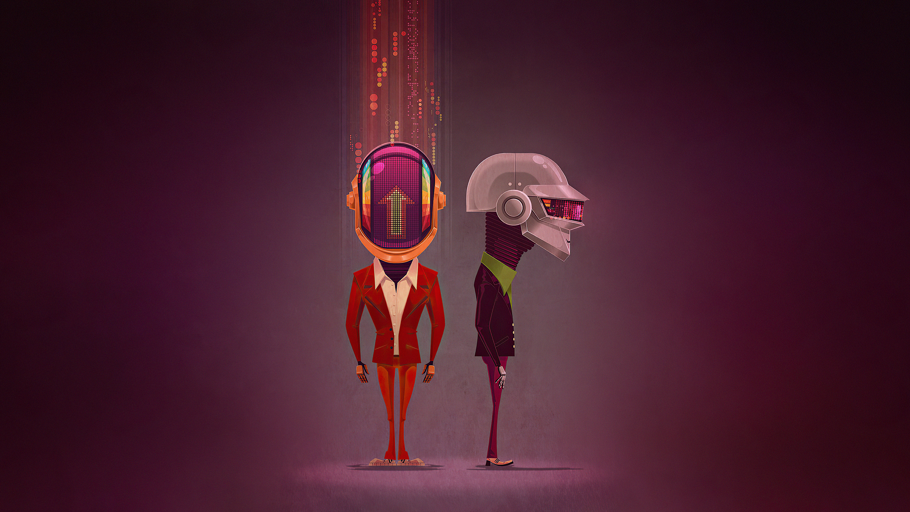 Wallpaper 4k Daft Punk Robotic 4k Wallpaper