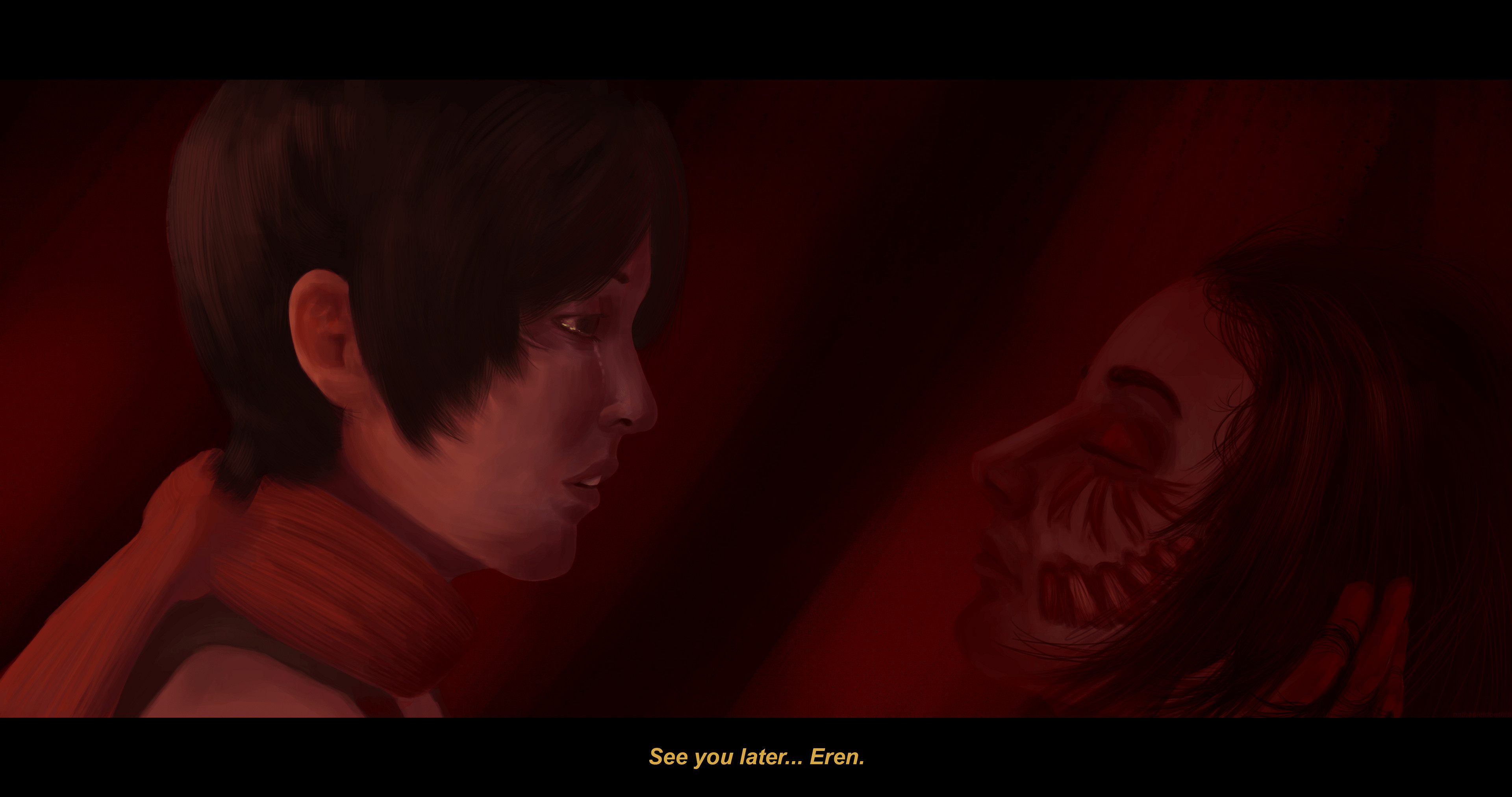 Attack On Titan HD, Mikasa Ackerman, Eren Yeager Gallery HD Wallpaper