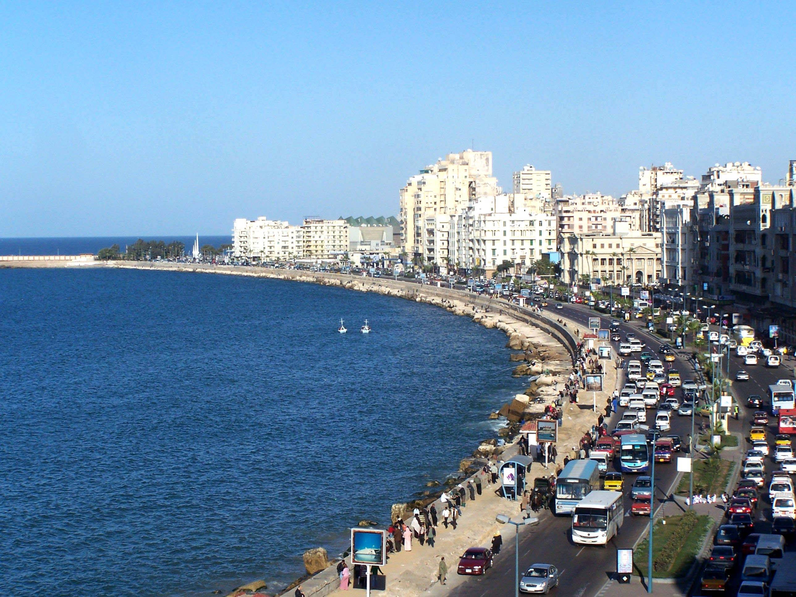 Download Alexandria Corniche In Egypt Wallpaper