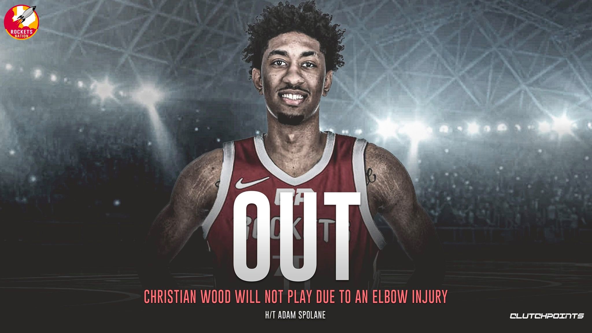 Rockets Nation Christian Wood can recover quick