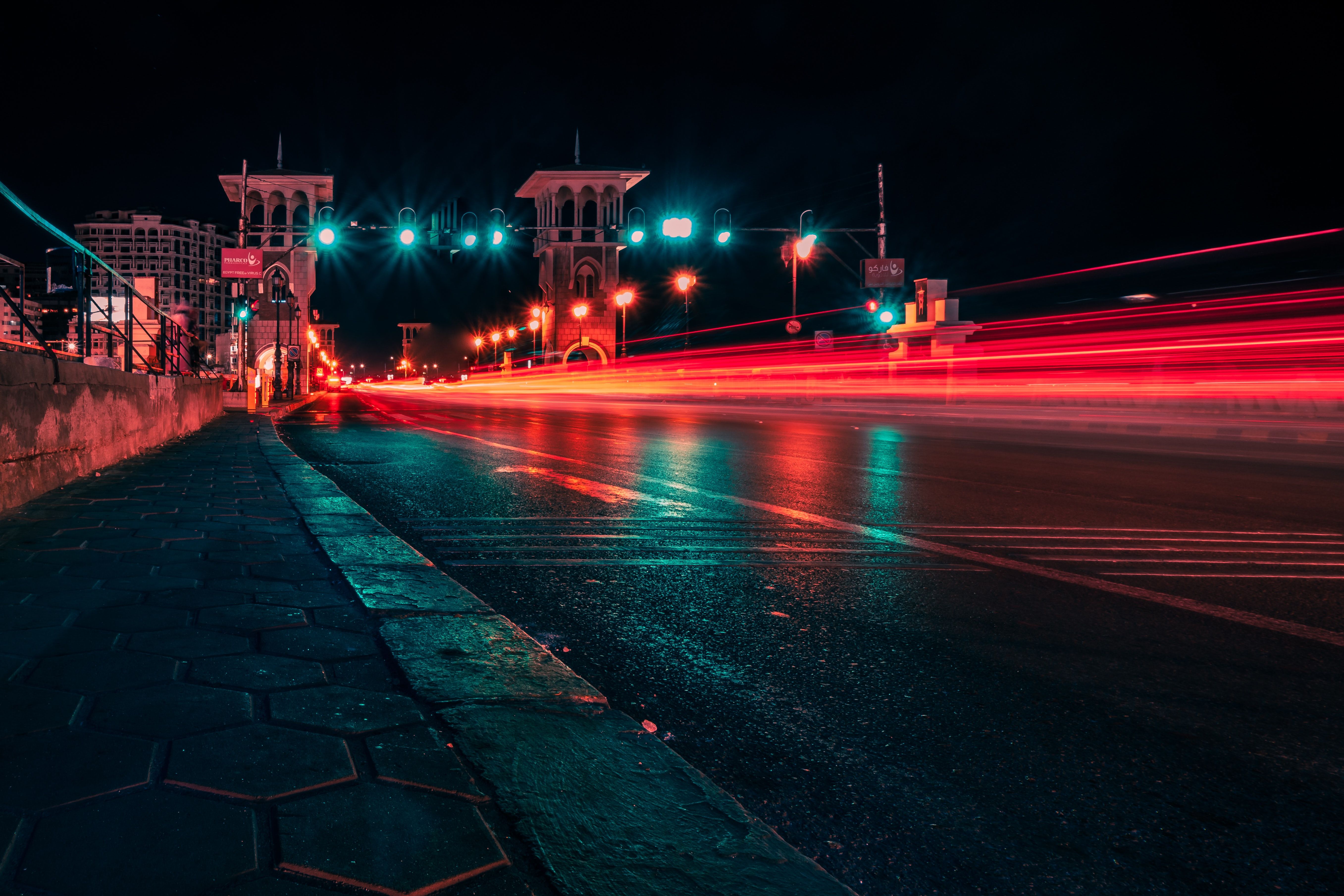 Egypt at Night Wallpaper