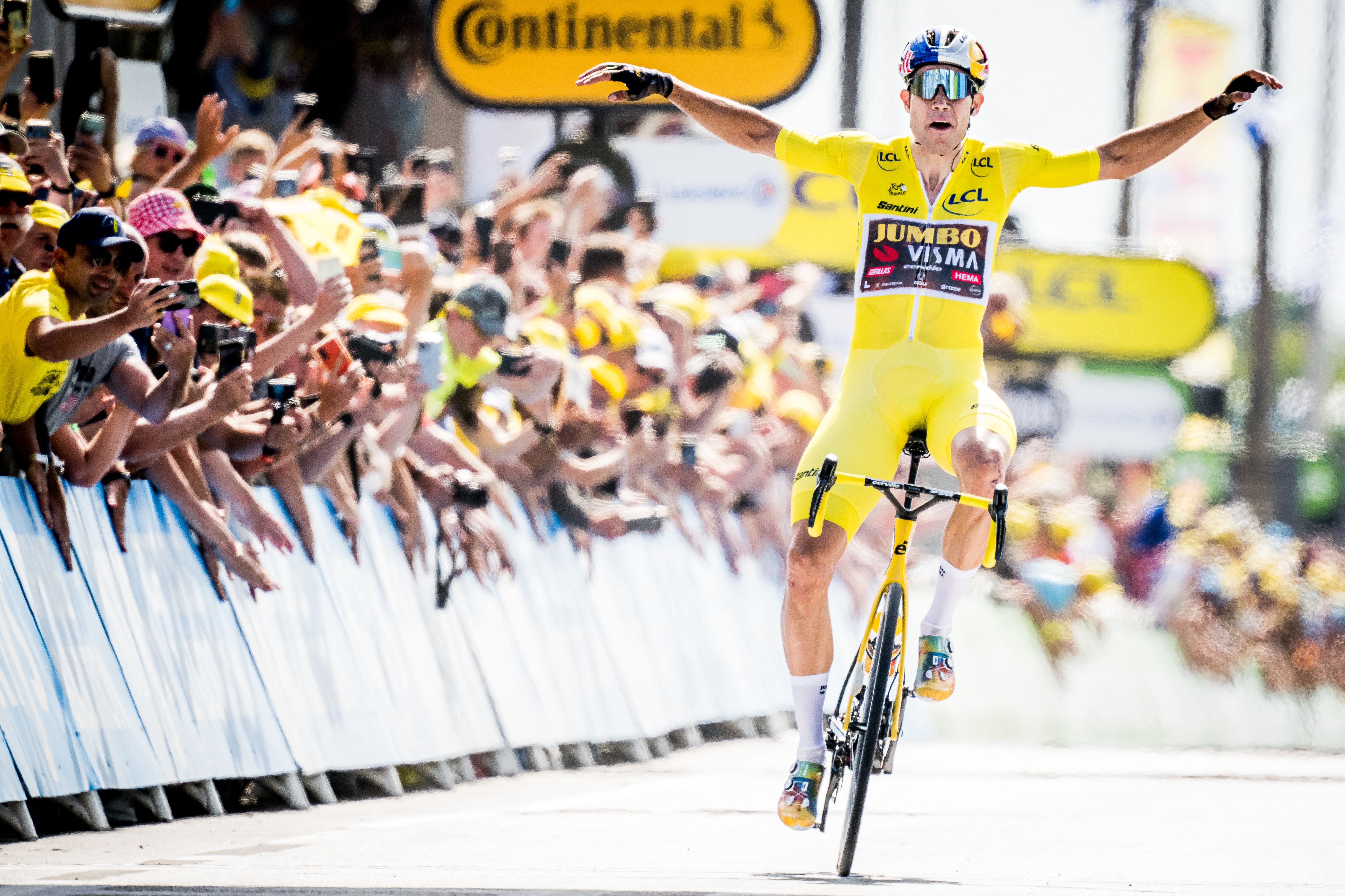Wout van Aert wins Tour de France stage 4 in style and extends overall lead Boston Globe