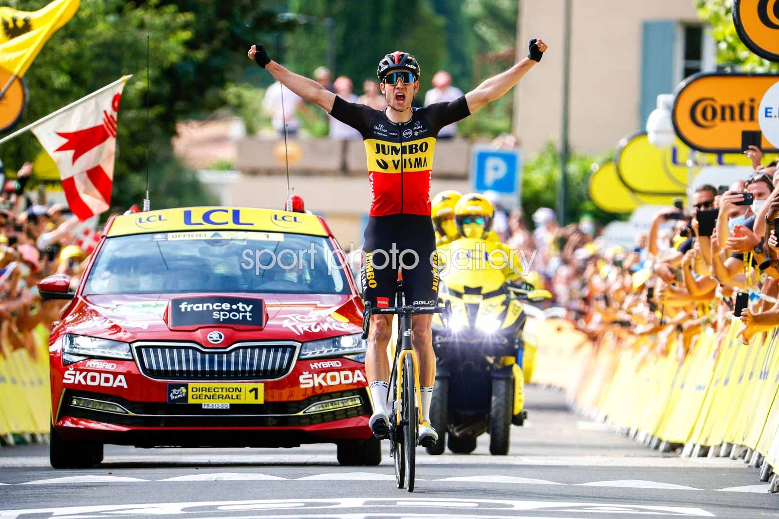 Wout Van Aert Belgium wins Stage 11 Mont Ventoux Tour de France 2021 Image