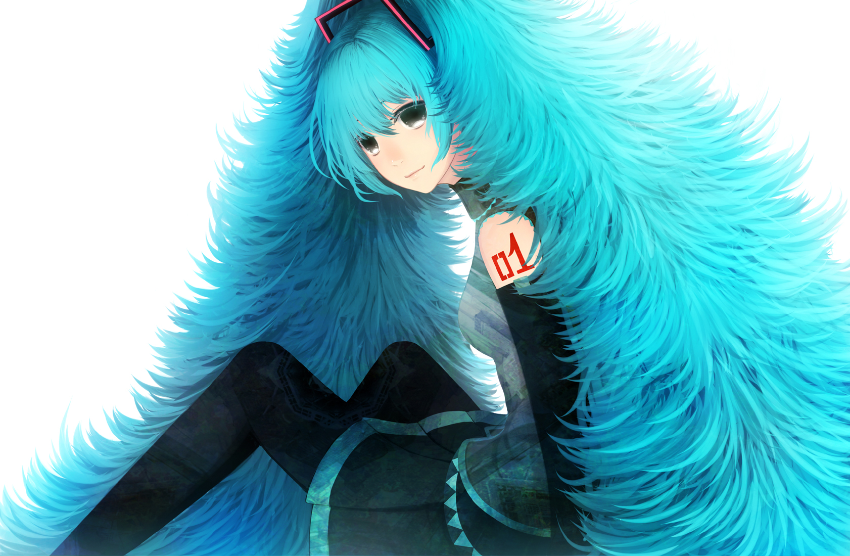 bou nin hatsune miku twintails vocaloid. konachan.com.com Anime Wallpaper