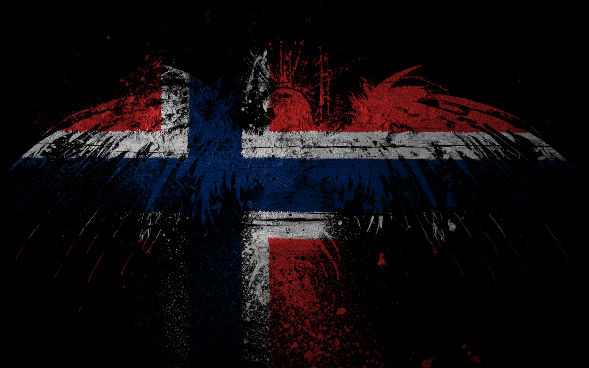 Eagles Norway flags wallpaperx1200