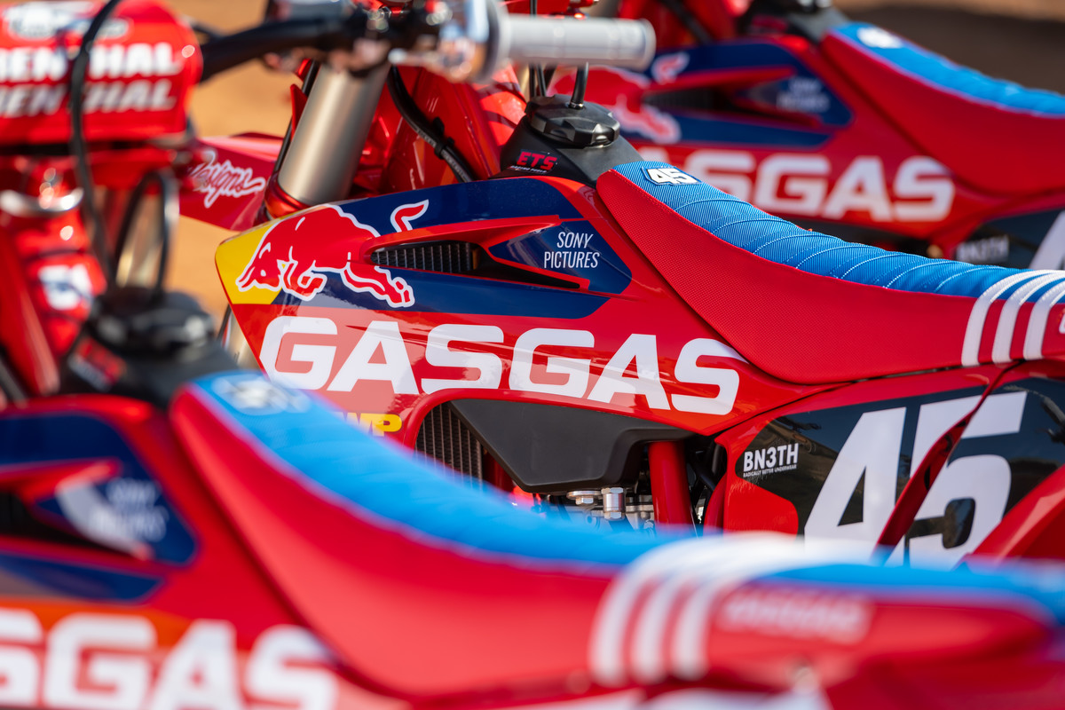 Troy Lee Designs Red Bull GASGAS Race Bikes