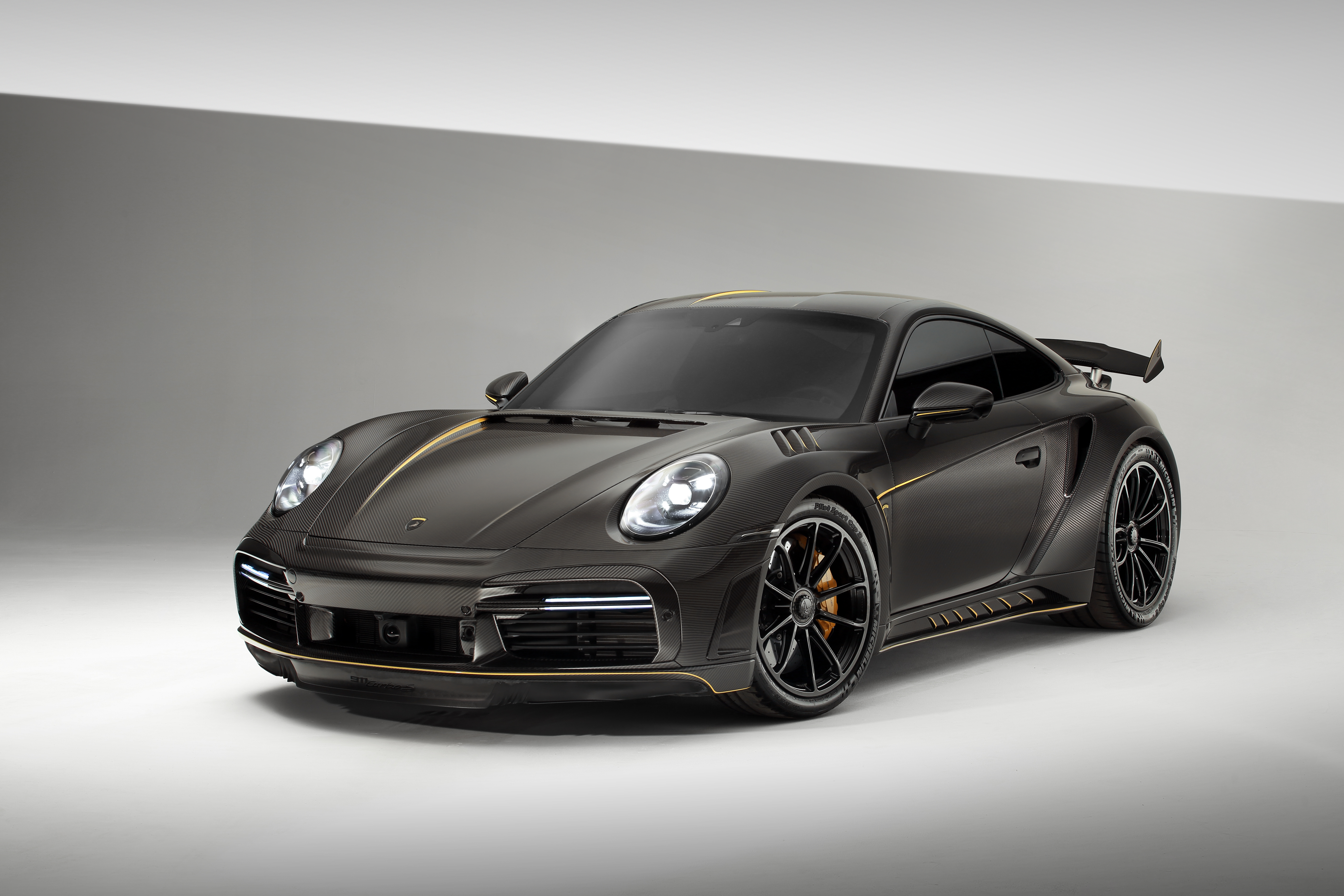 TopCar Porsche 911 Turbo S Stinger GTR Carbon Edition Wallpaper 4K, 2021, 5K, Cars