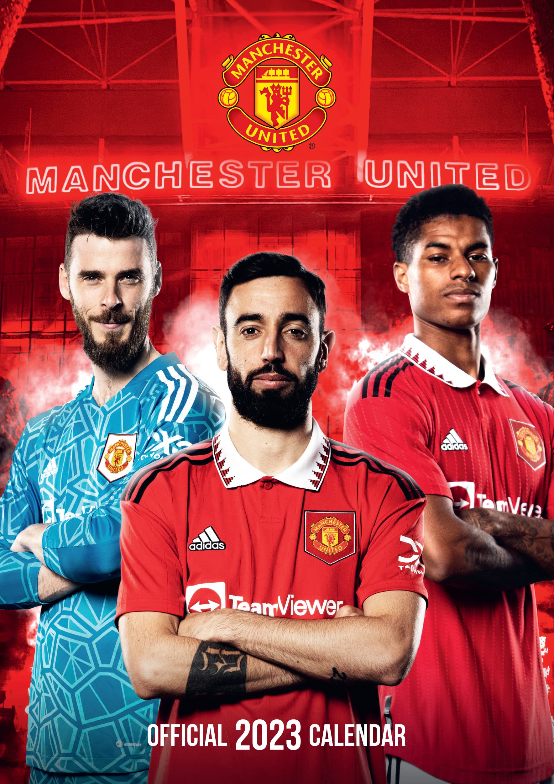 Manchester United FC 2023 Calendar, Month To View A3 Wall Calendar, Official Product, Danilo Promotions LTD: Amazon.co.uk: Books