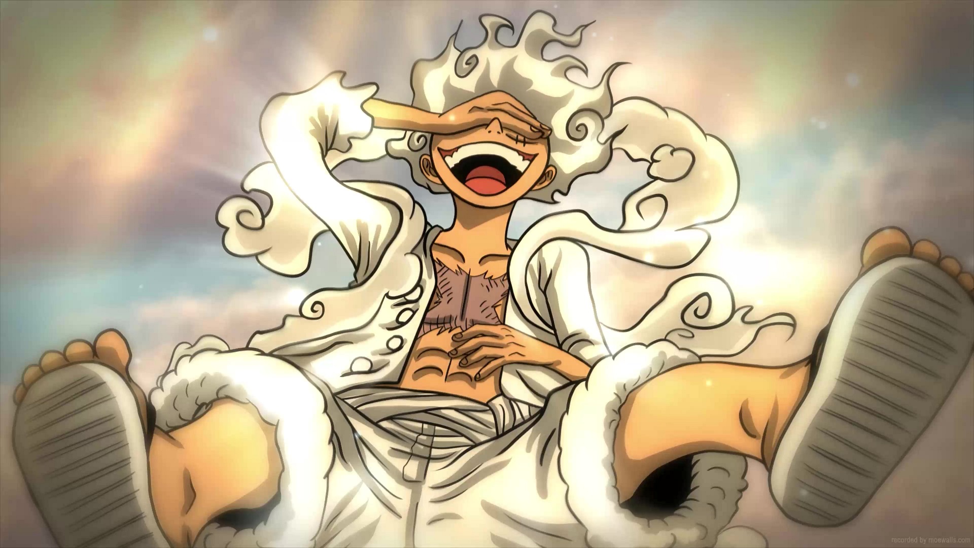 Bulehya on X: Luffy Gear 5 Wallpaper #onepiece #gear5 #ルフィ   / X