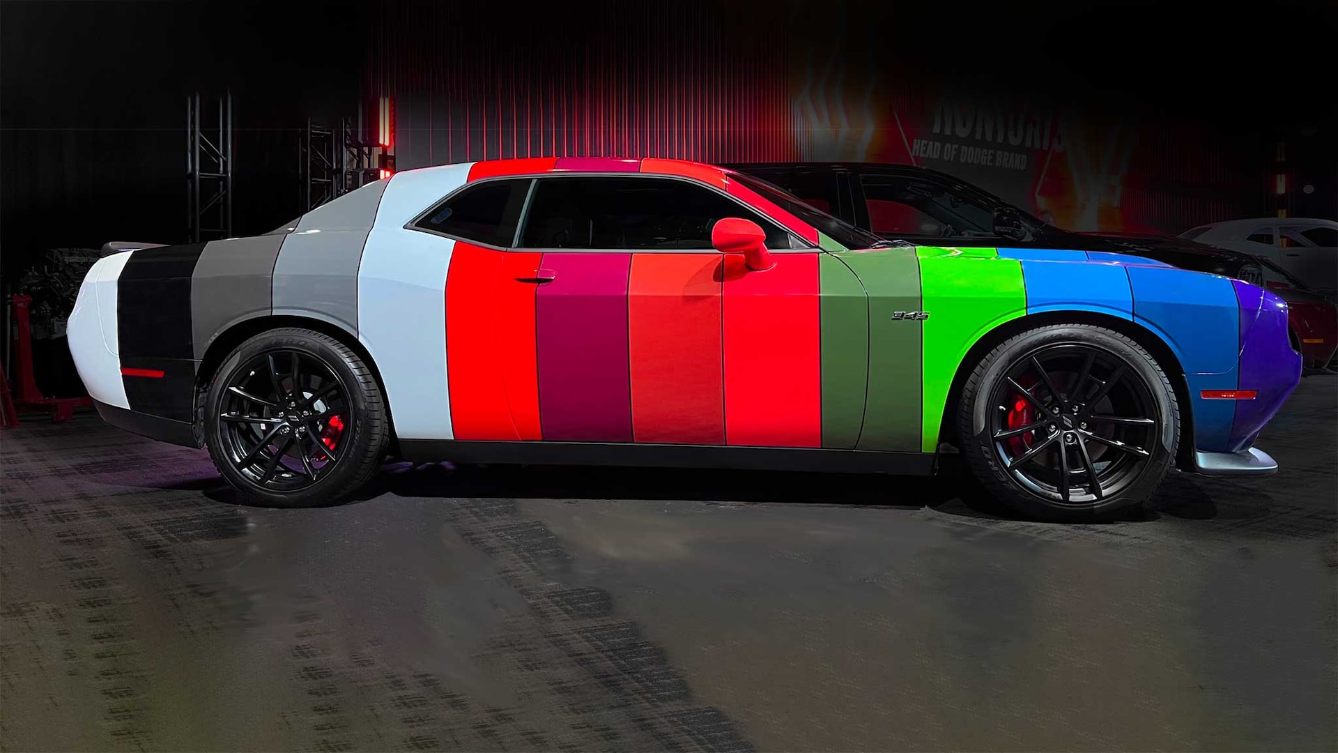2023 Dodge Challenger Buyers Can Get a Vinyl Wrap With All 14 Challenger Paint Colors On It