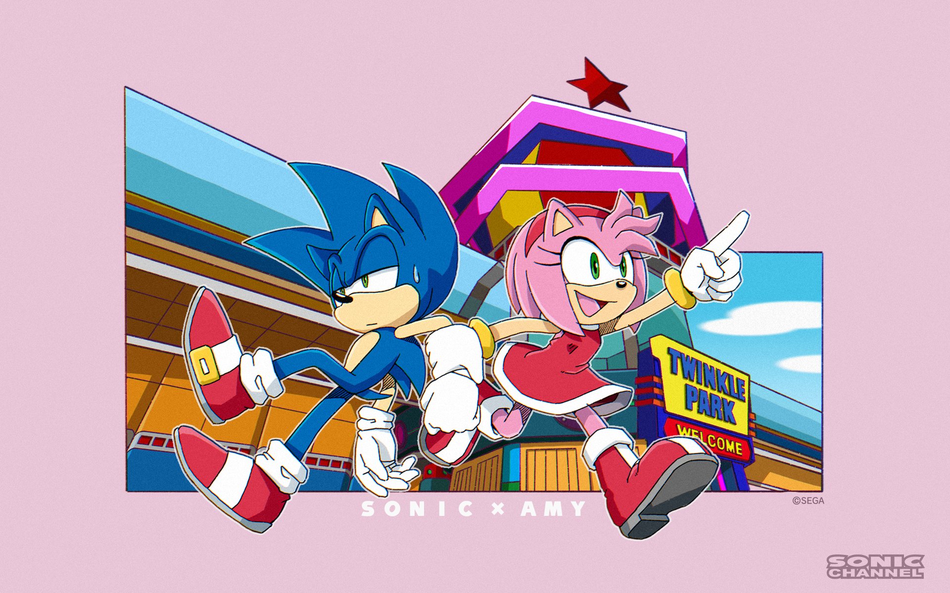 Sonic The Hedgeblog wallpaper up on the Sonic Channel! Cute couples get in free!